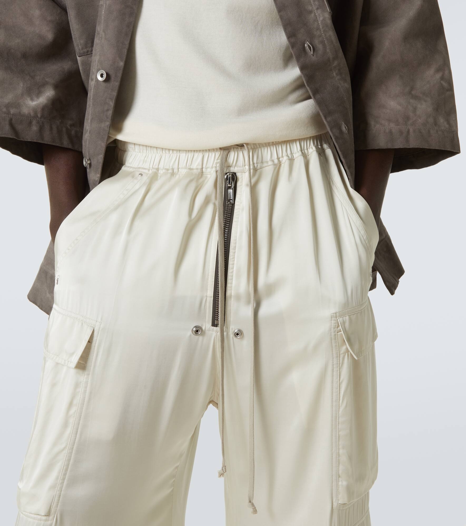 Cargobelas charmeuse cargo pants - 5