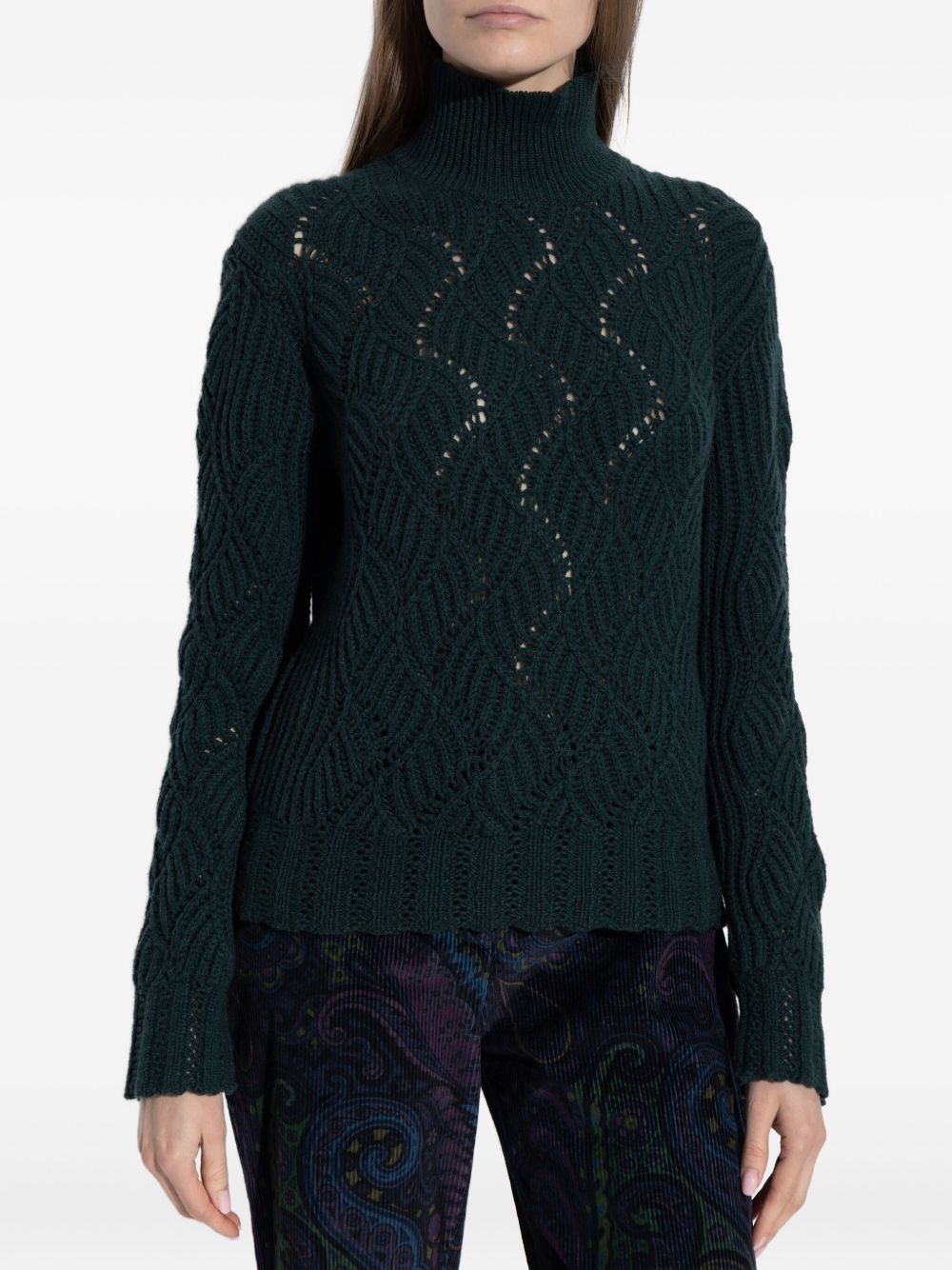 cashmere high-neck sweater - 3