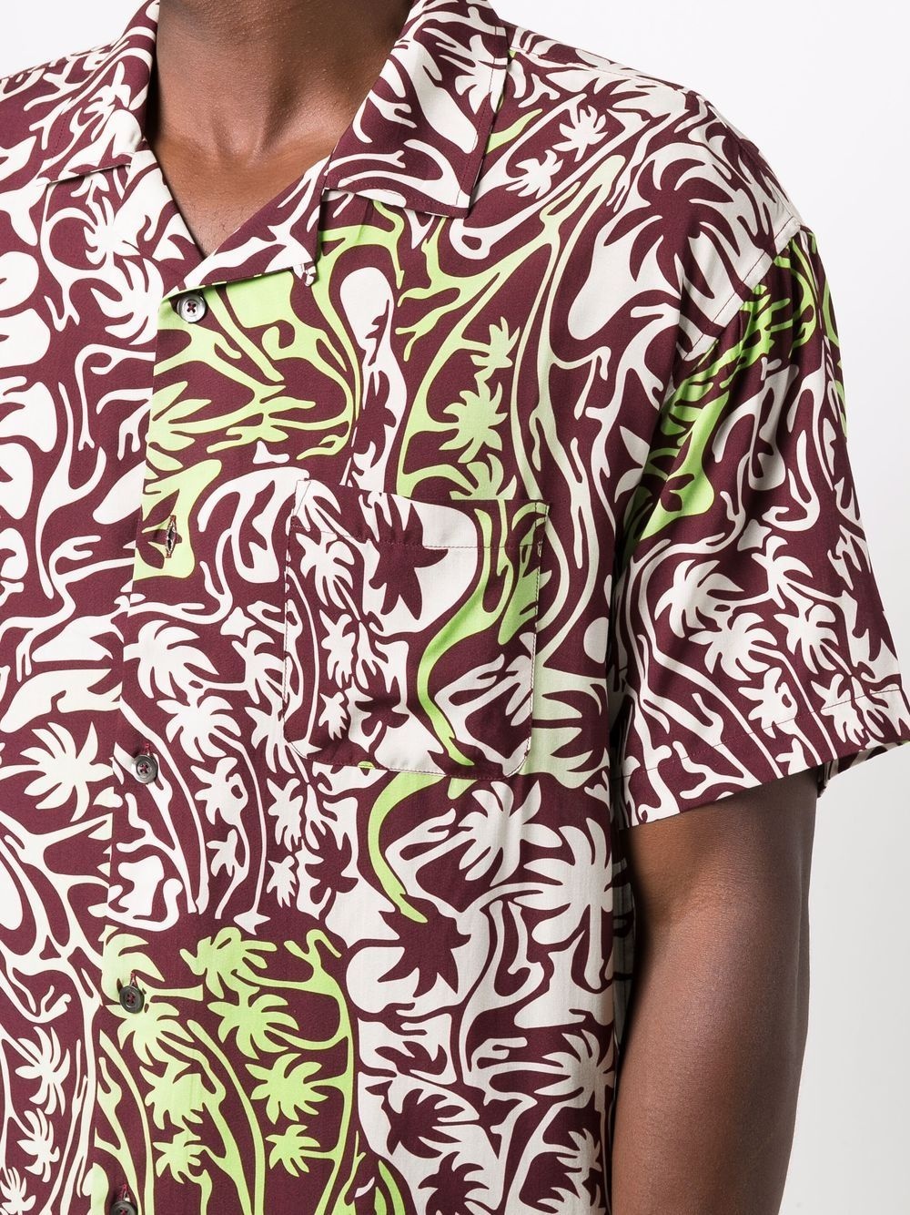 palm tree print shirt - 5