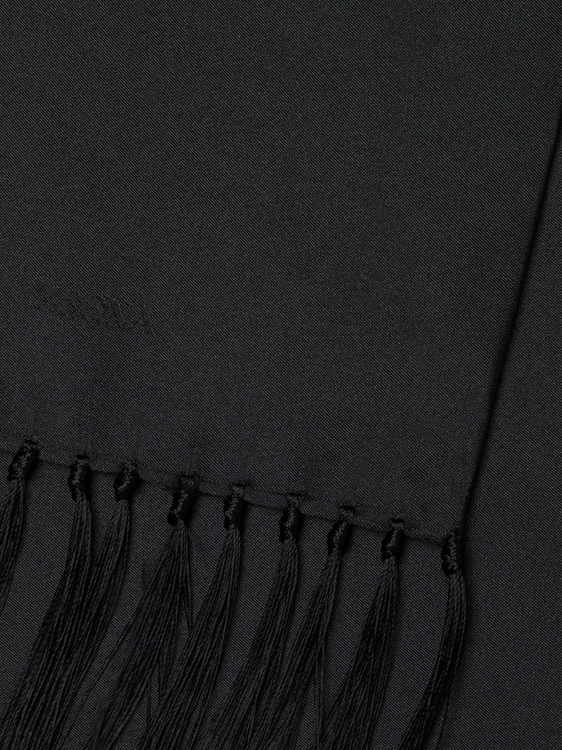 ZEGNA BLACK SILK FOULARD outlook