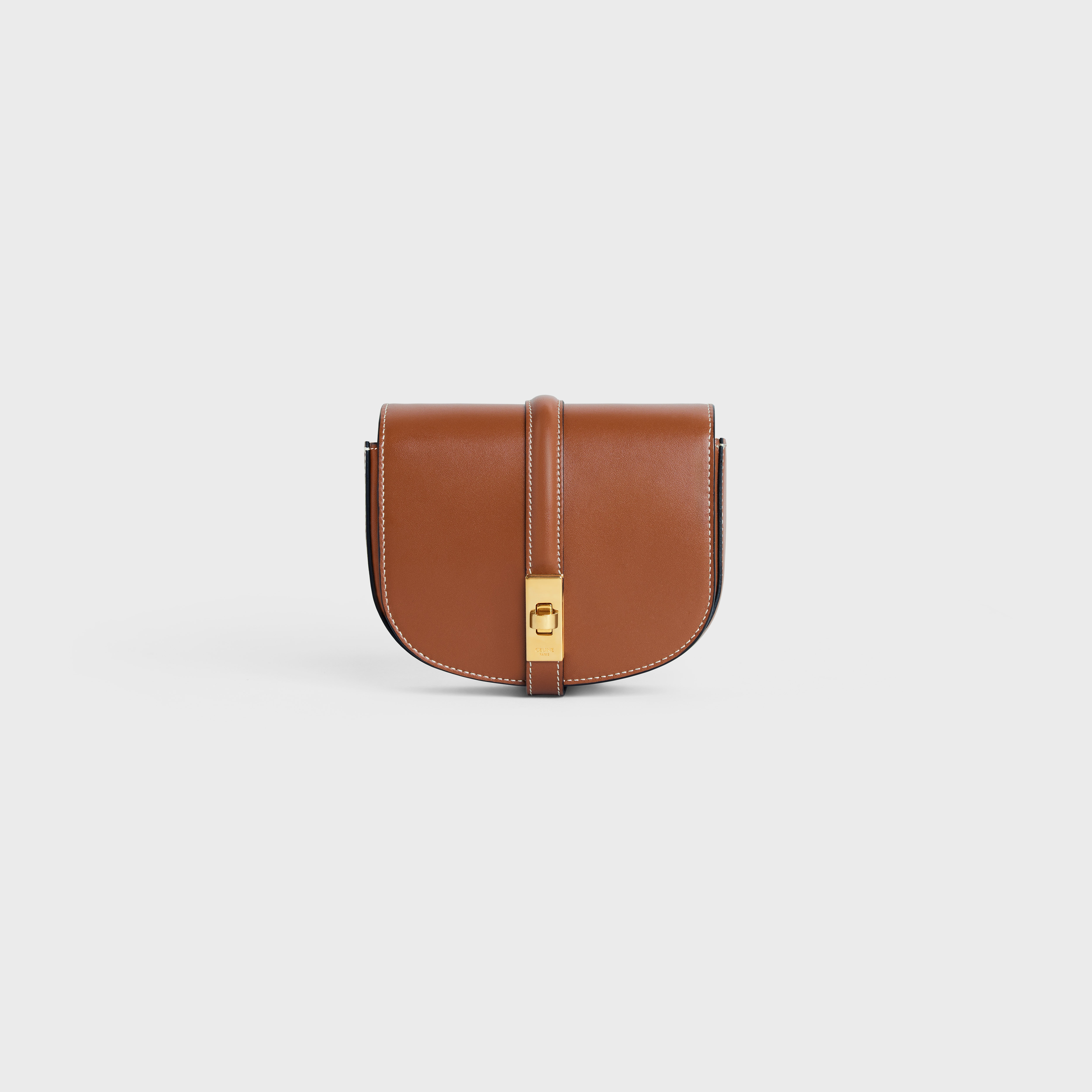 SMALL 16 WALLET ON CHAIN in Shiny Calfskin - 1