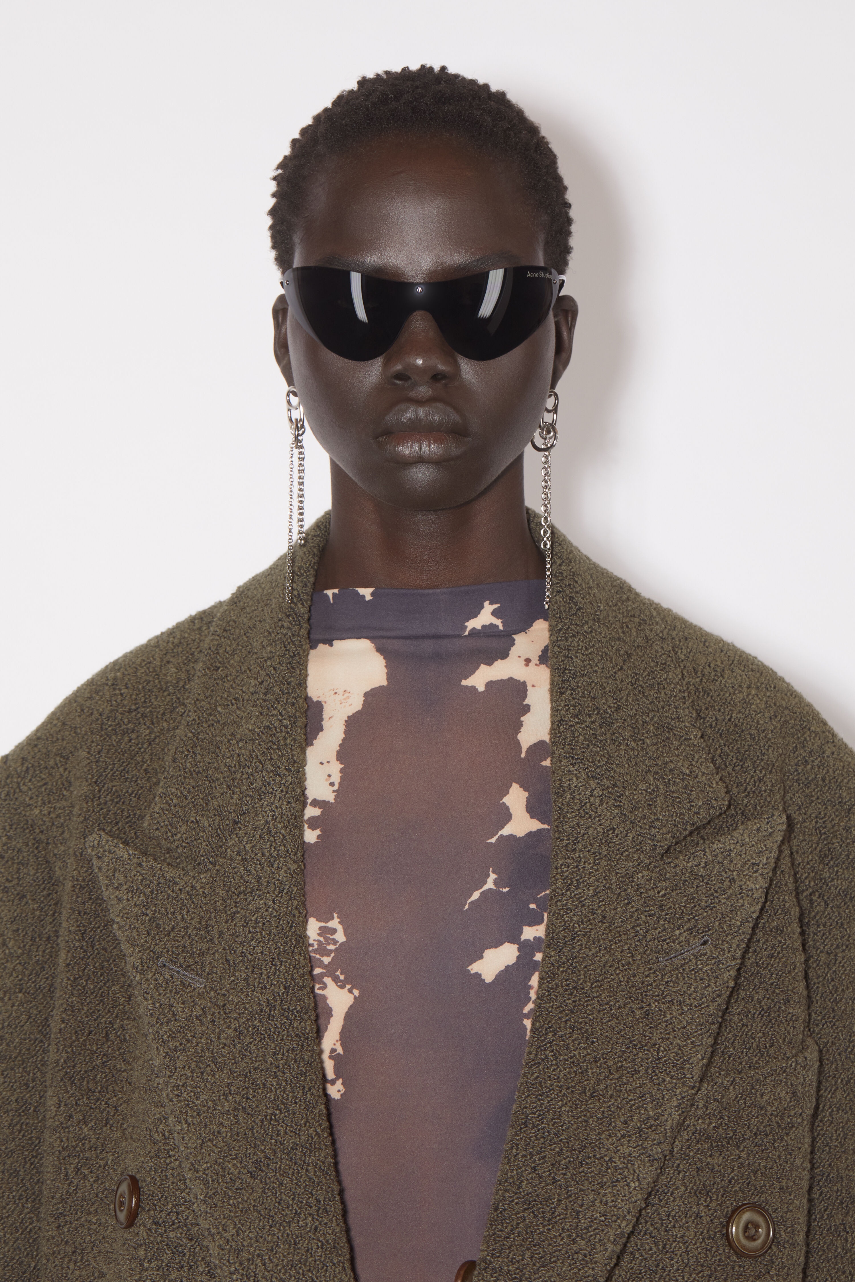 Double-breasted wool coat - Taupe grey - 6