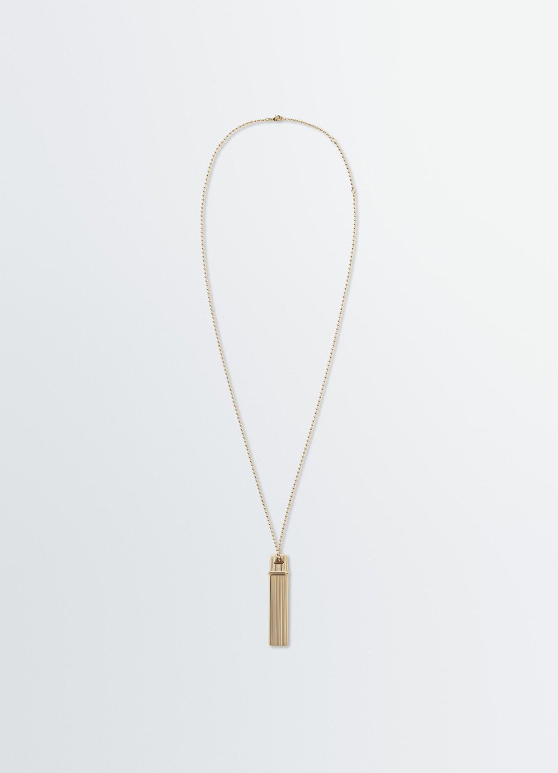 Lemaire CARPENTER PEN NECKLACE IN BRASS outlook