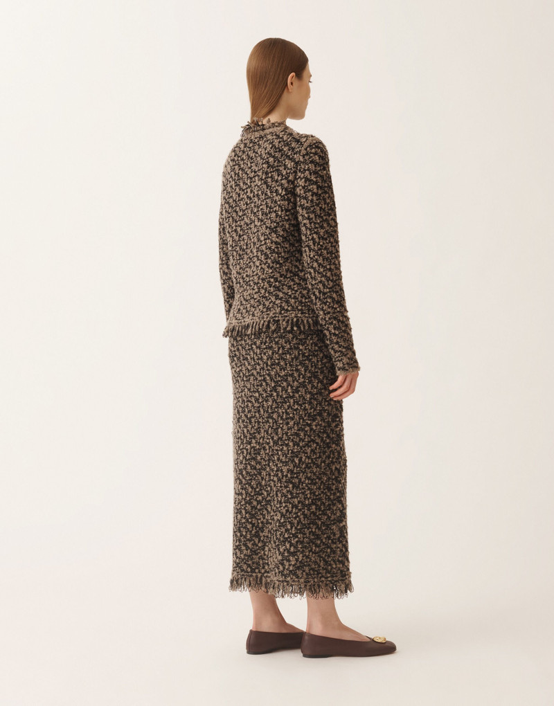Jacket in tweed and sequins 4