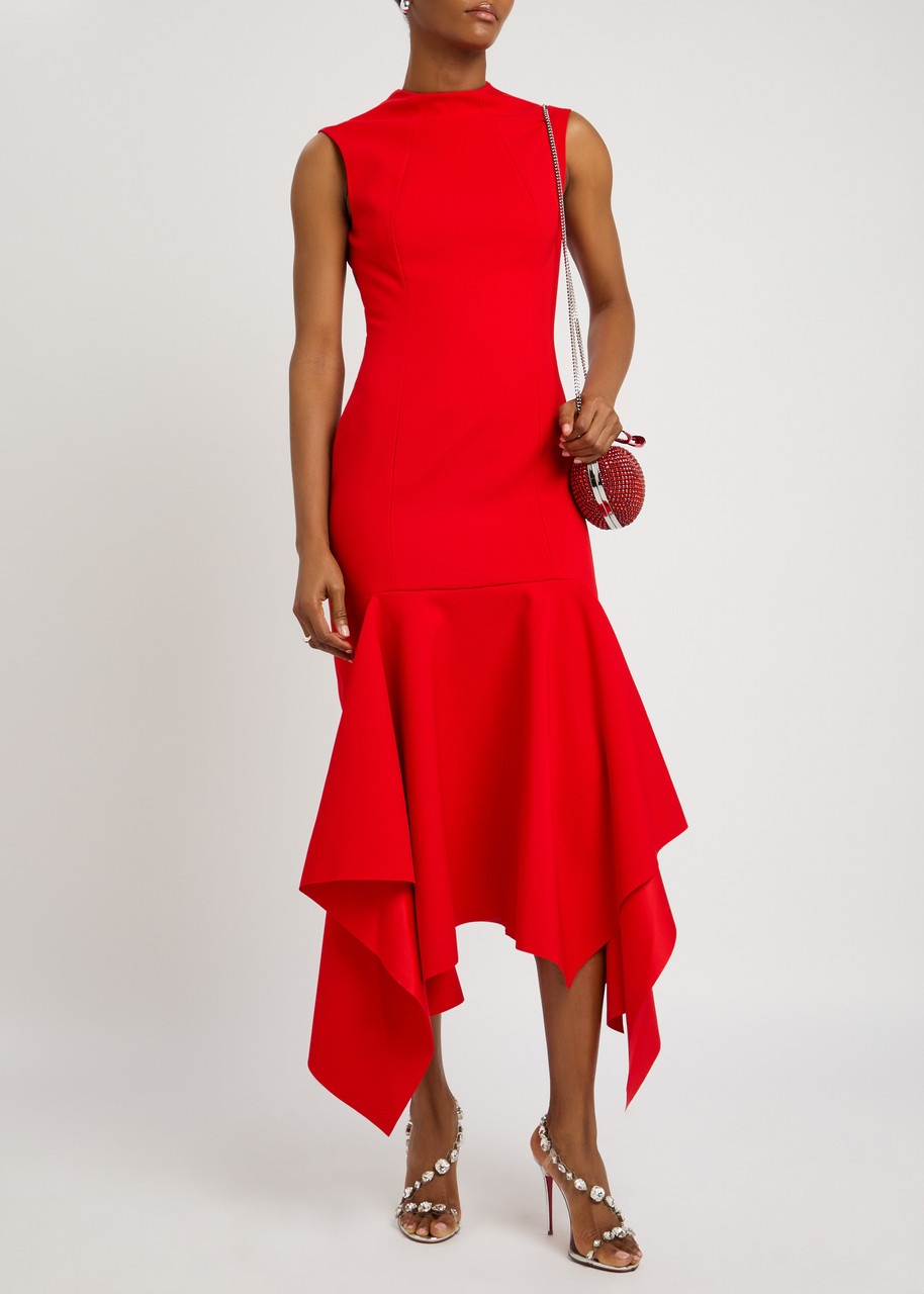 Solace London Trinity Crepe Midi Dress - 4