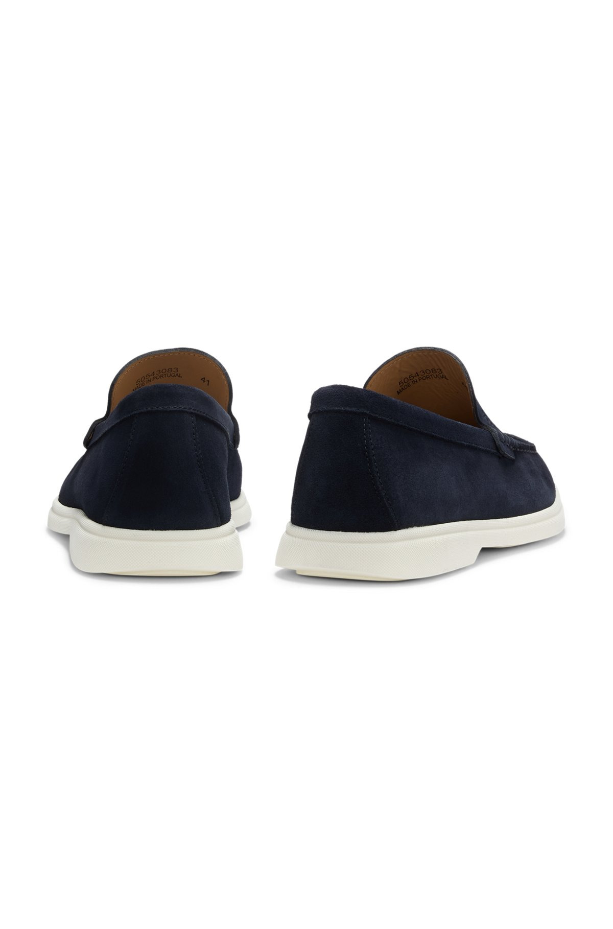 SUEDE LOAFERS WITH CONTRAST OUTSOLE - 5