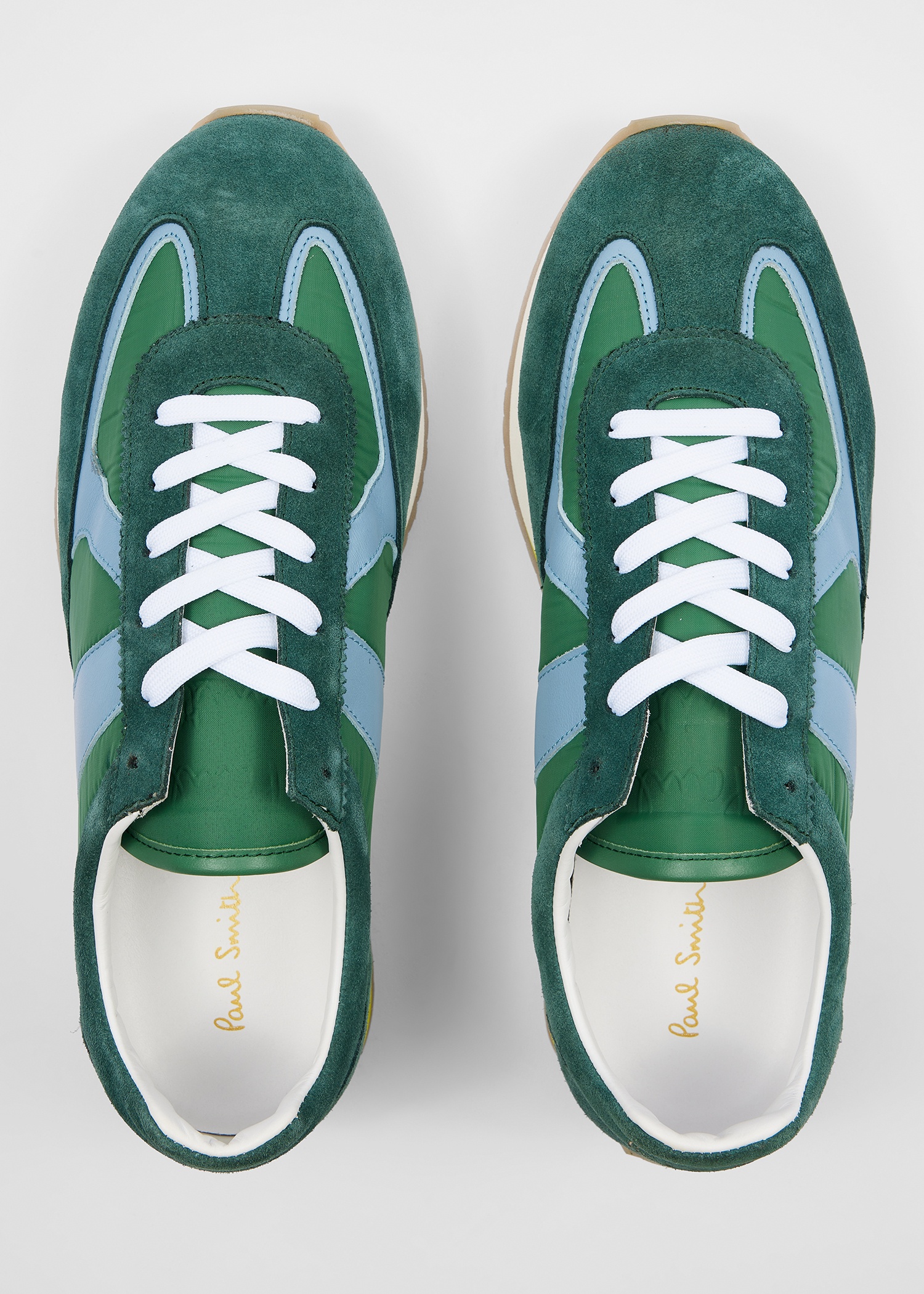 Green 'Vignola' Suede Trainers - 5