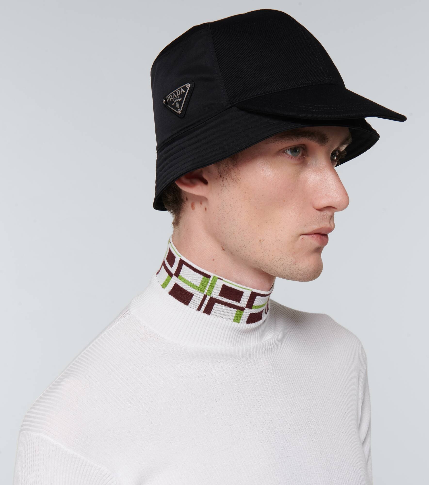 Embroidered bucket hat - 3