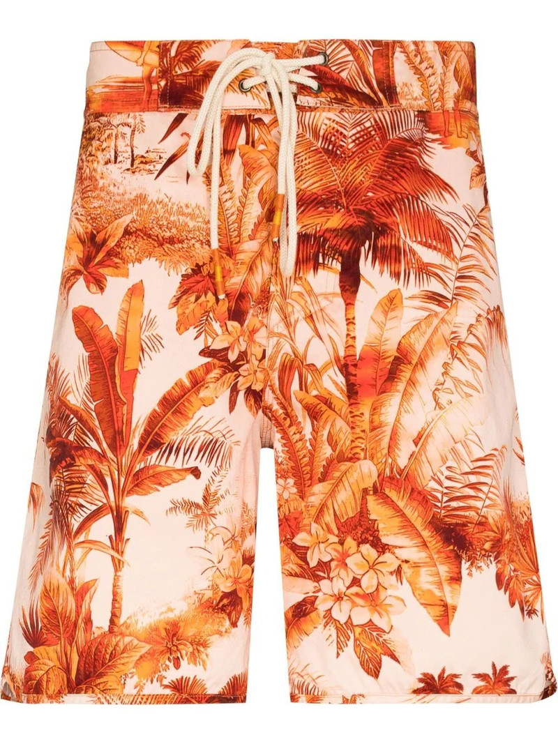 palm-tree print swim shorts 1