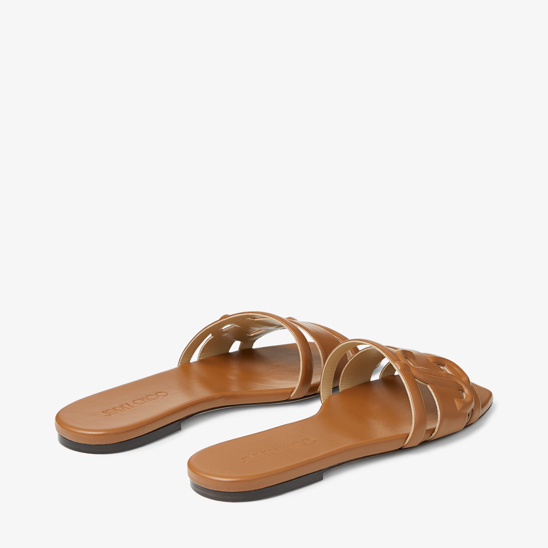 Laran Flat
Tan Nappa Leather Flats with JC Monogram - 6