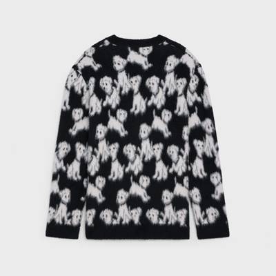 CELINE ARTIST JACQUARD CARDIGAN IN BRUSHED COTTON outlook