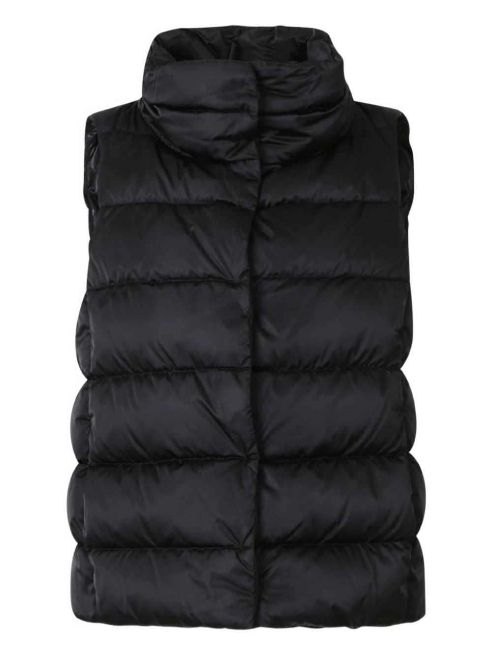 quilted hooded gilet - 3