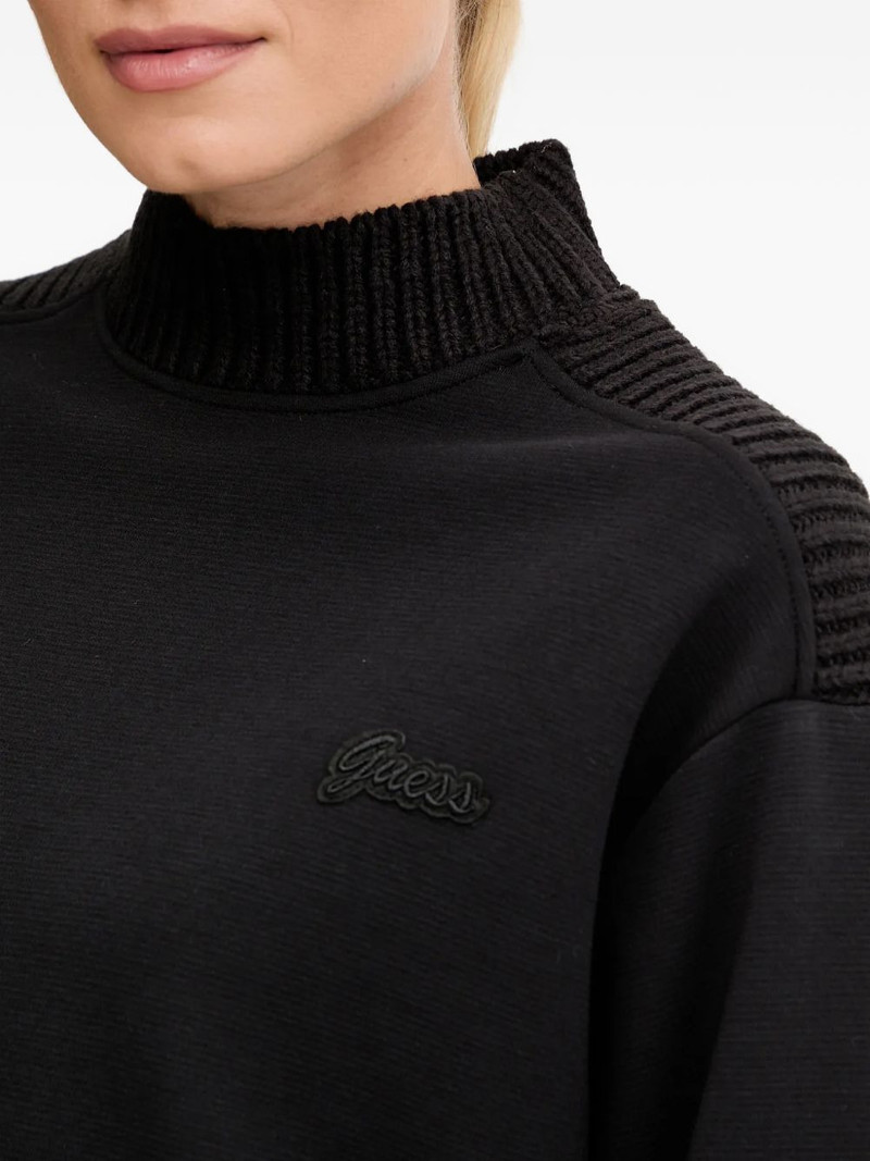 knitted high-neck sweatshirt 4