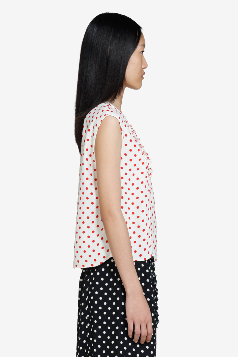 POLKA DOT SLEEVELESS TOP 4