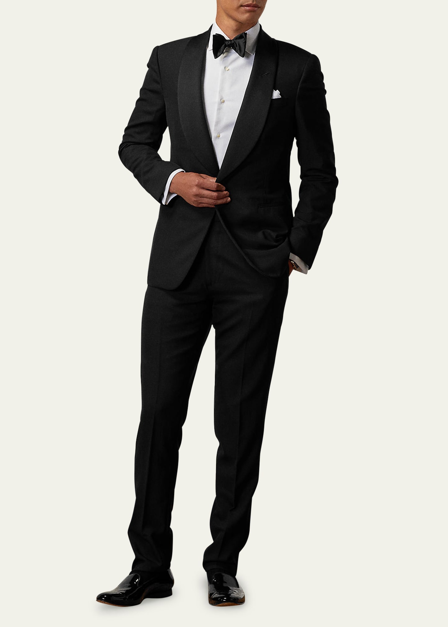 Men's Gregory Barathea Wool Shawl Tuxedo - 2