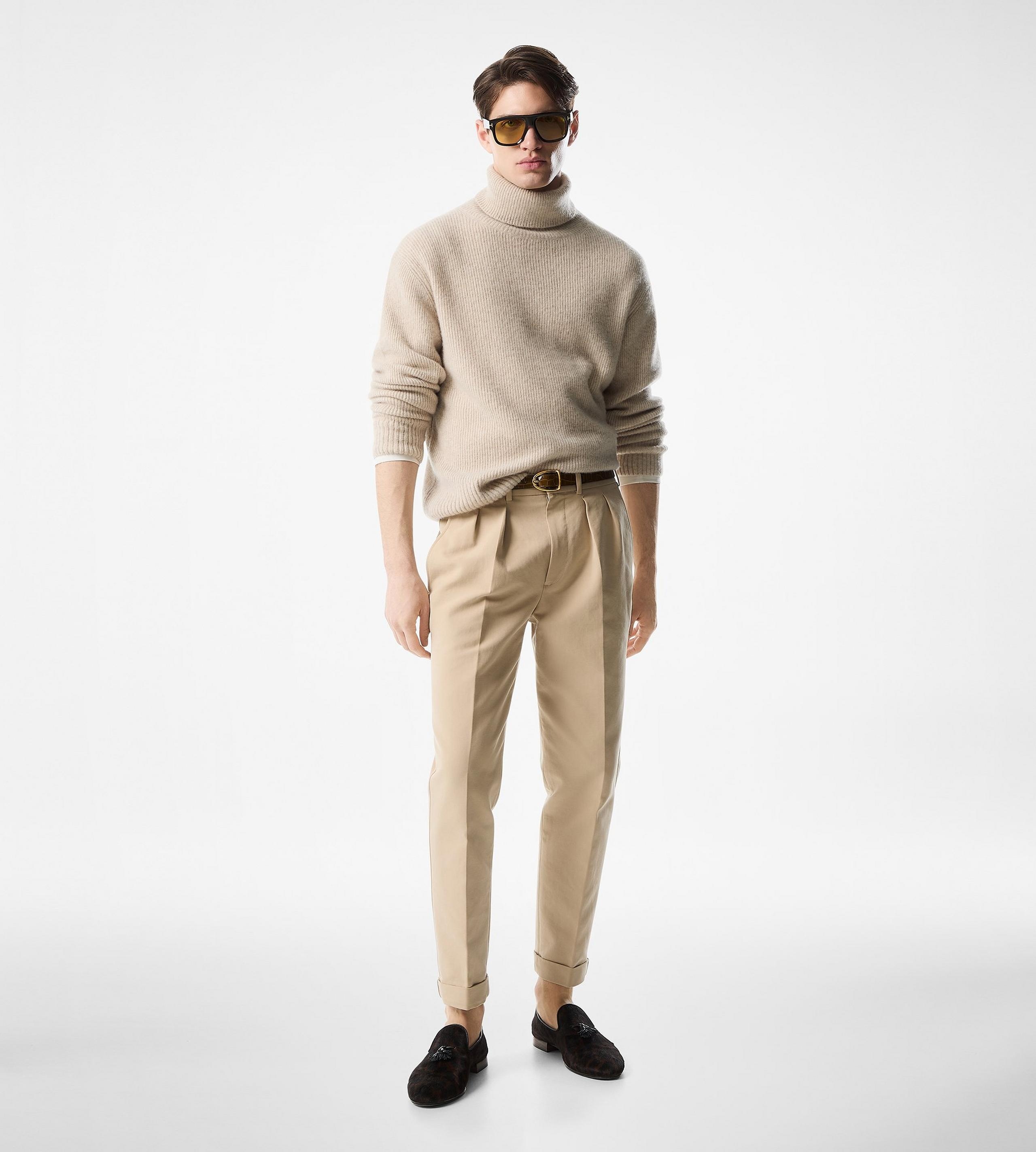 COTTON SATIN SEMI SARTORIAL PANT - 2