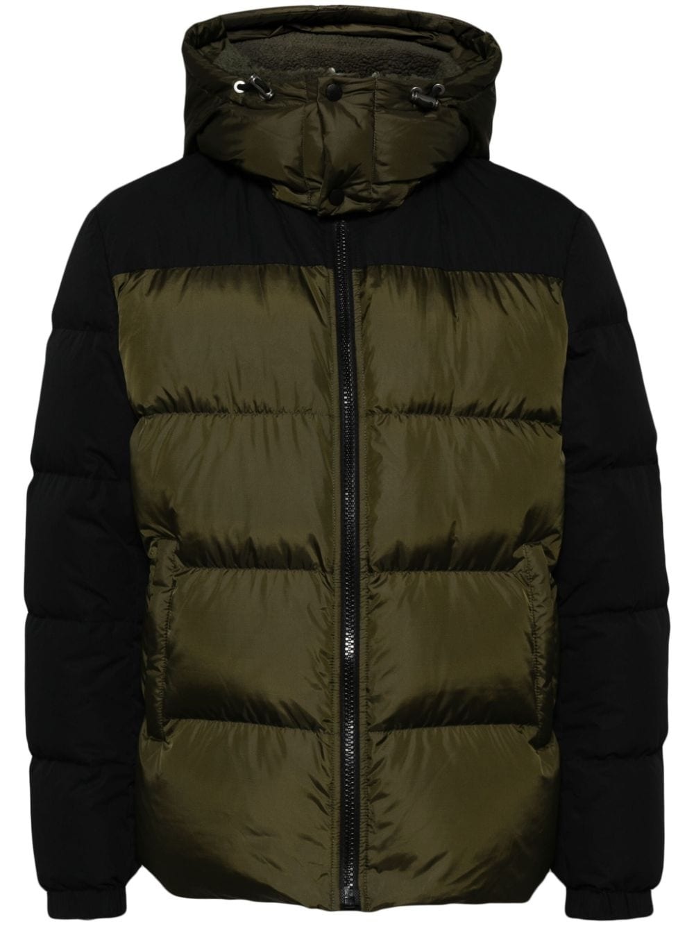 detachable-hood down jacket - 1