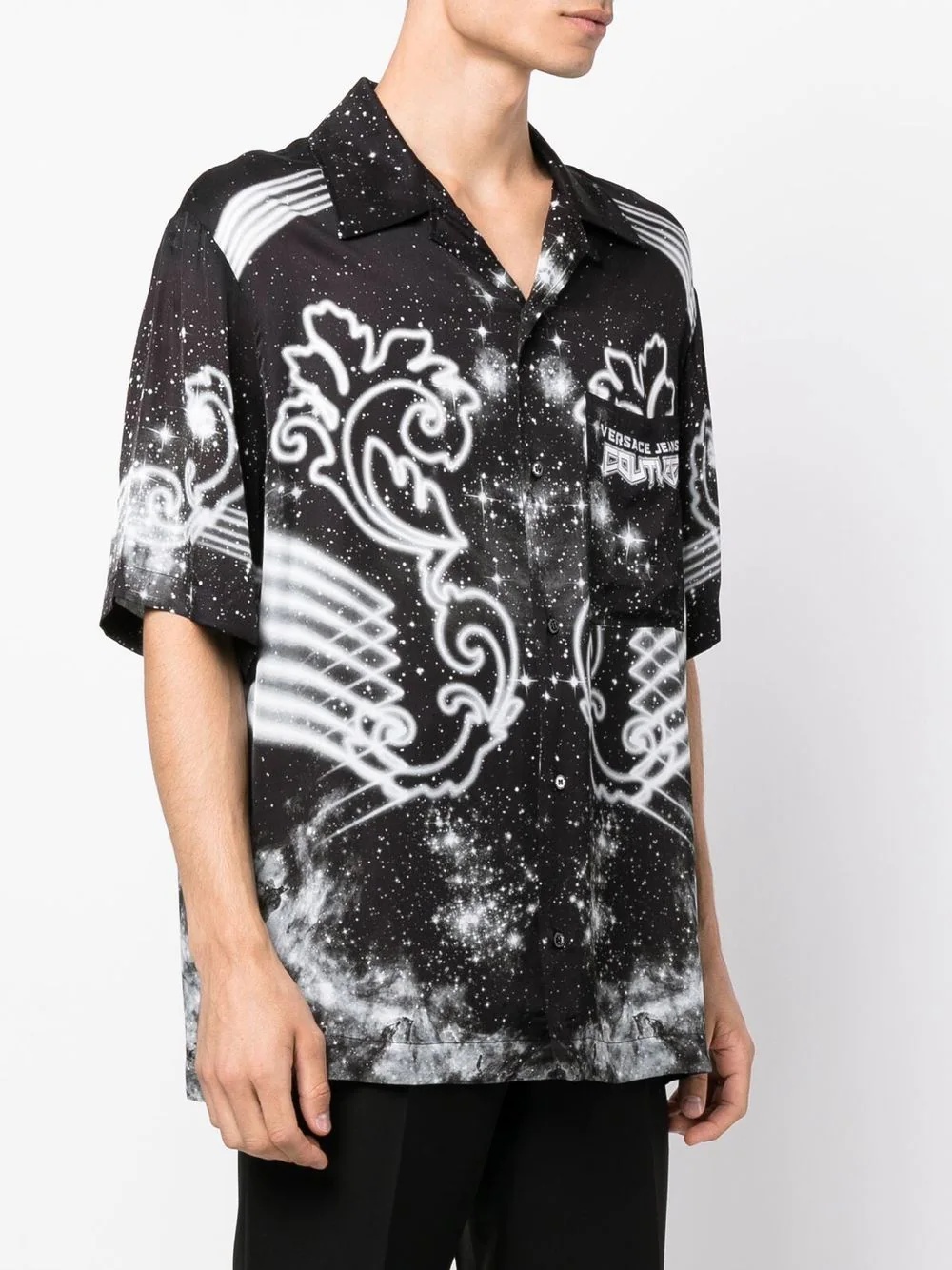 galaxy baroque-print shirt - 3