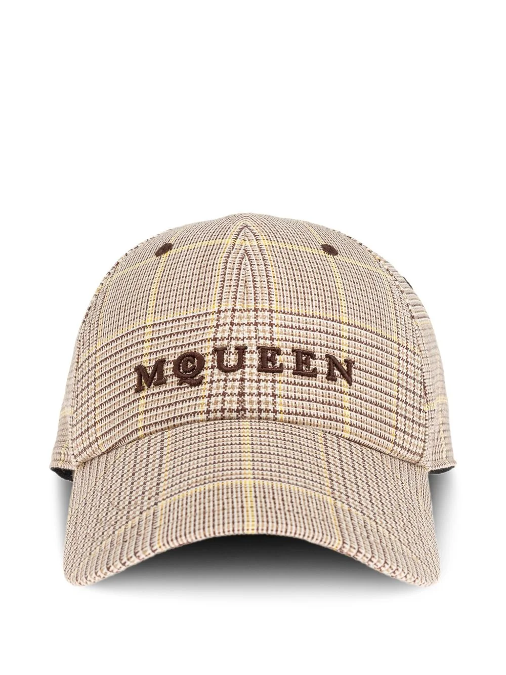 checked baseball cap - 1