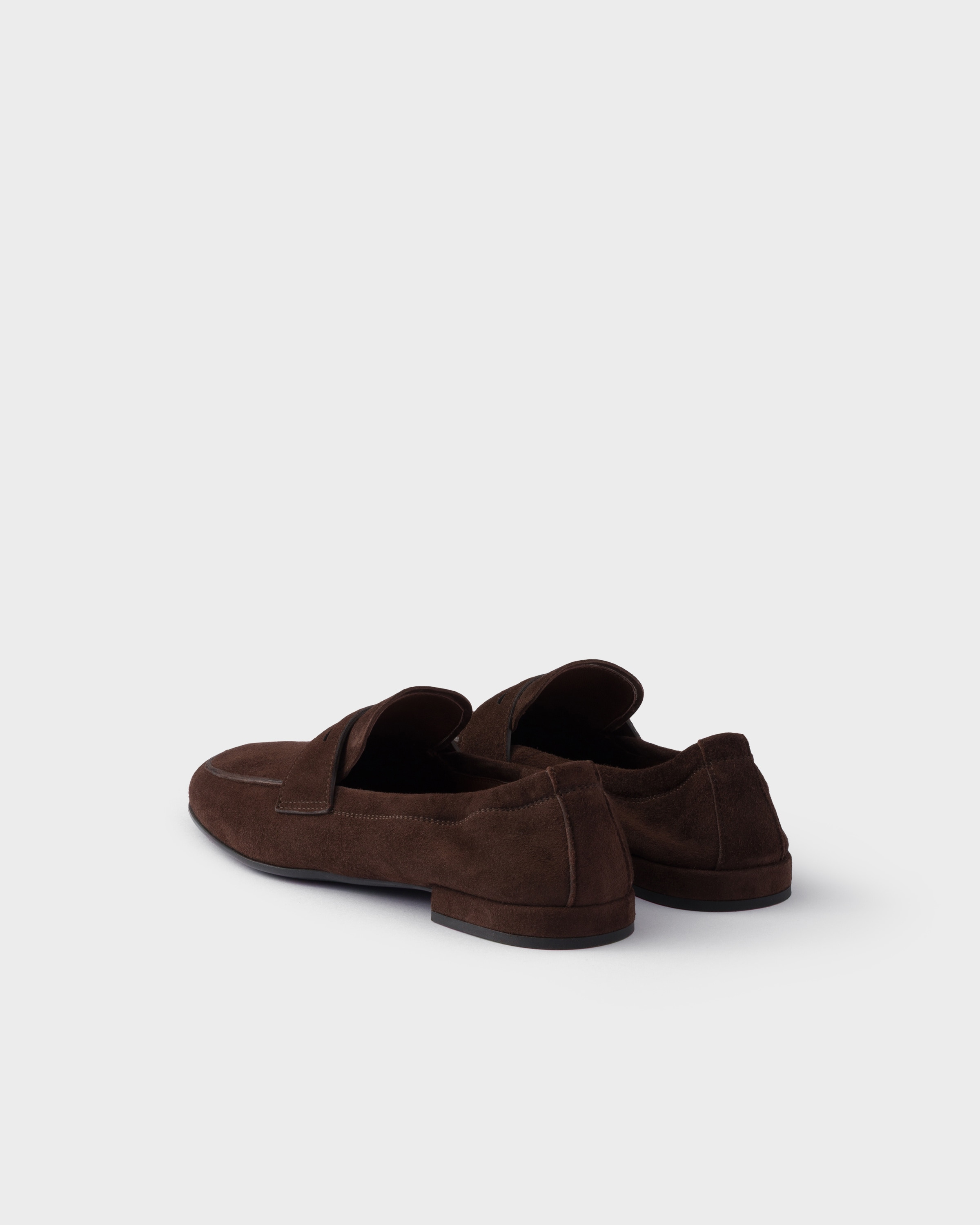Shuffle antiqued suede loafers - 4