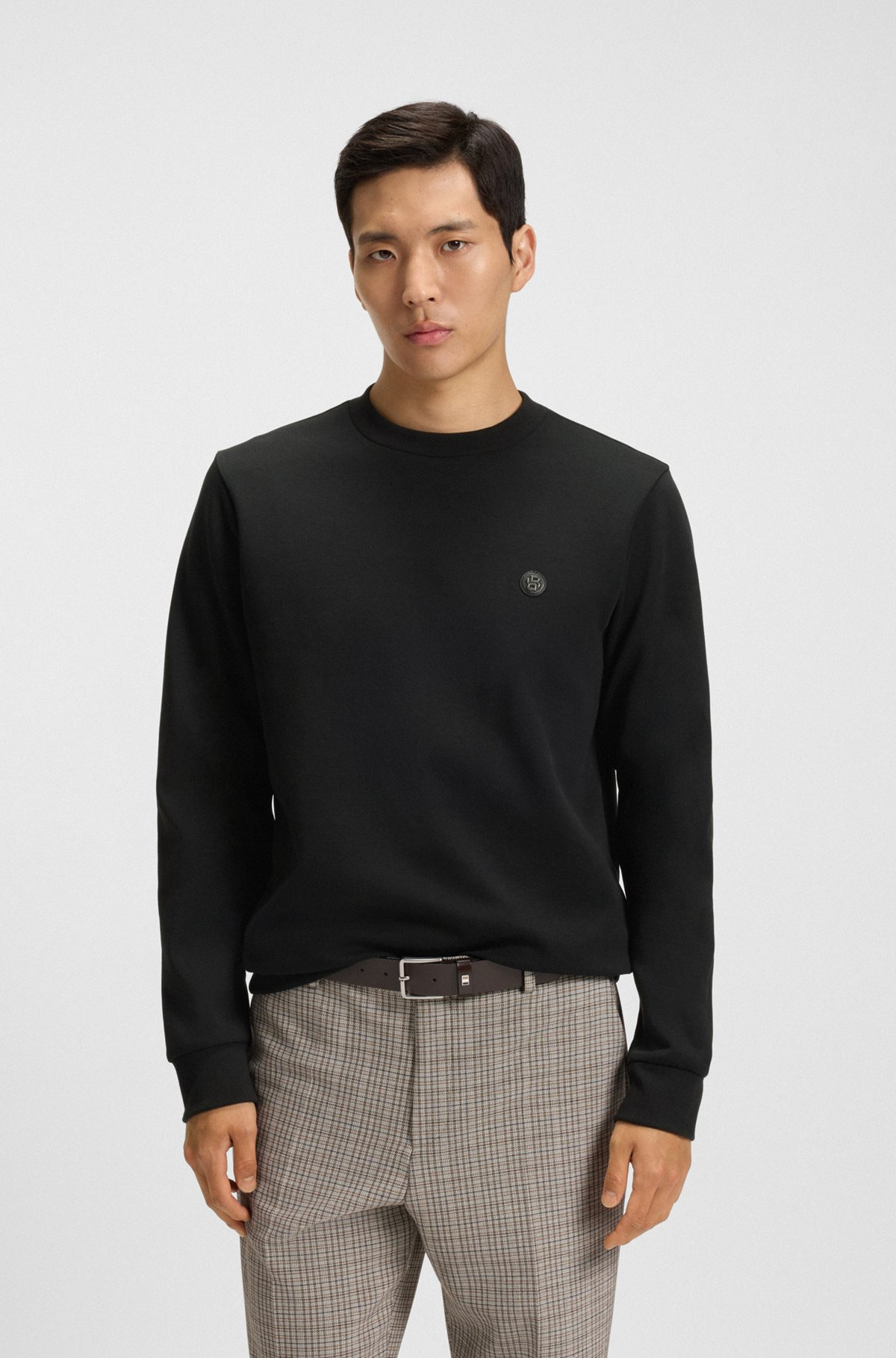 SWEATSHIRT WITH DOUBLE B MONOGRAM - 2