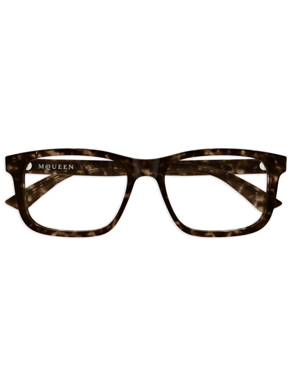 square-frame glasses - 1