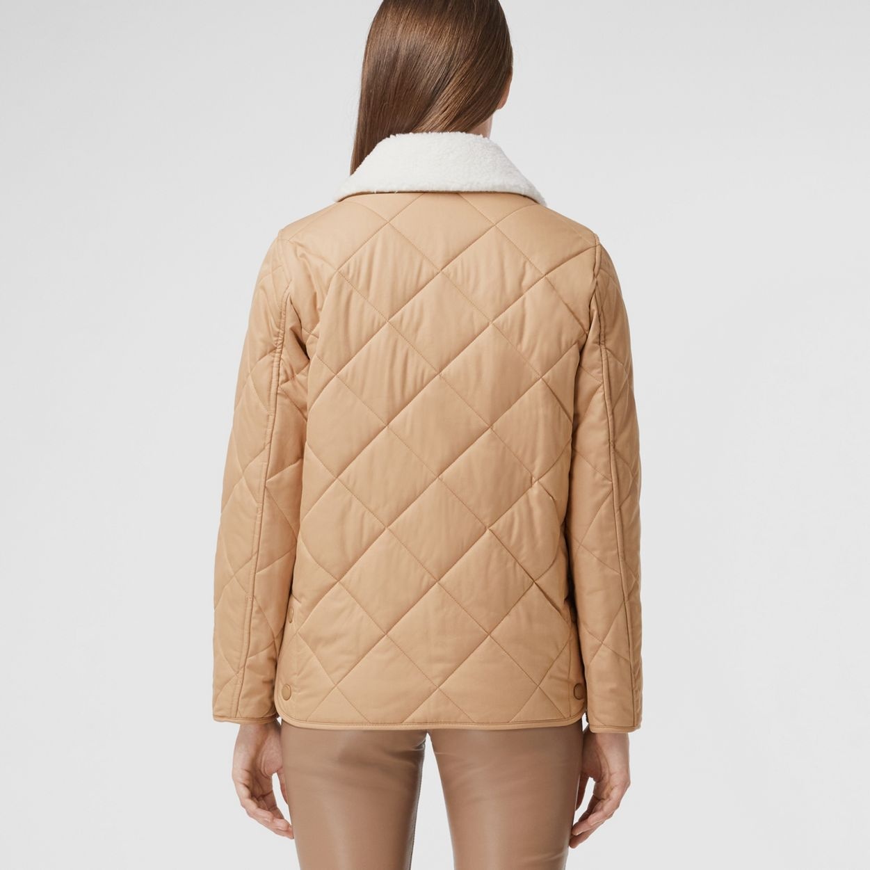 Diamond Quilted Cotton Gabardine Jacket - 3