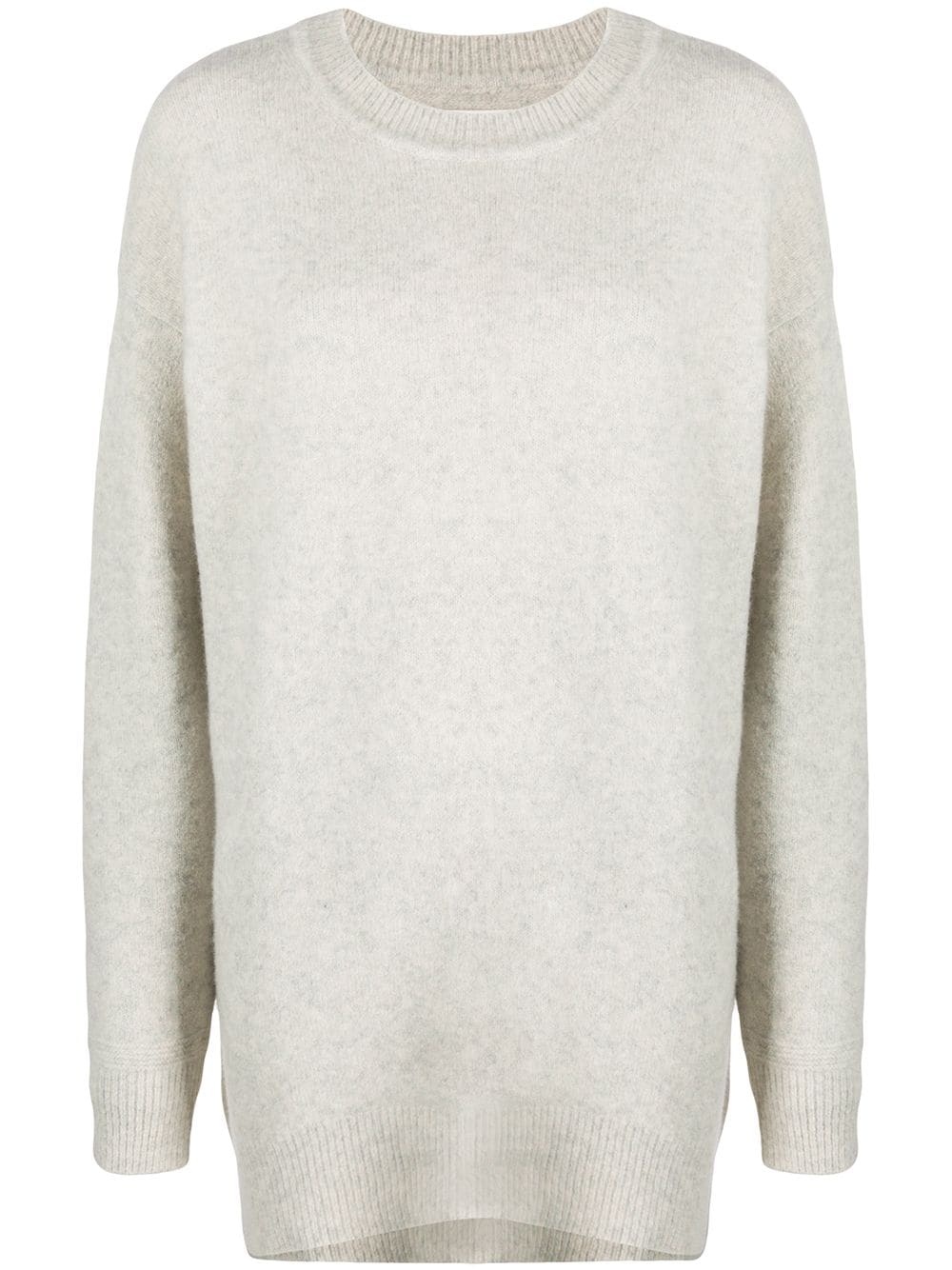 long crew-neck jumper - 1