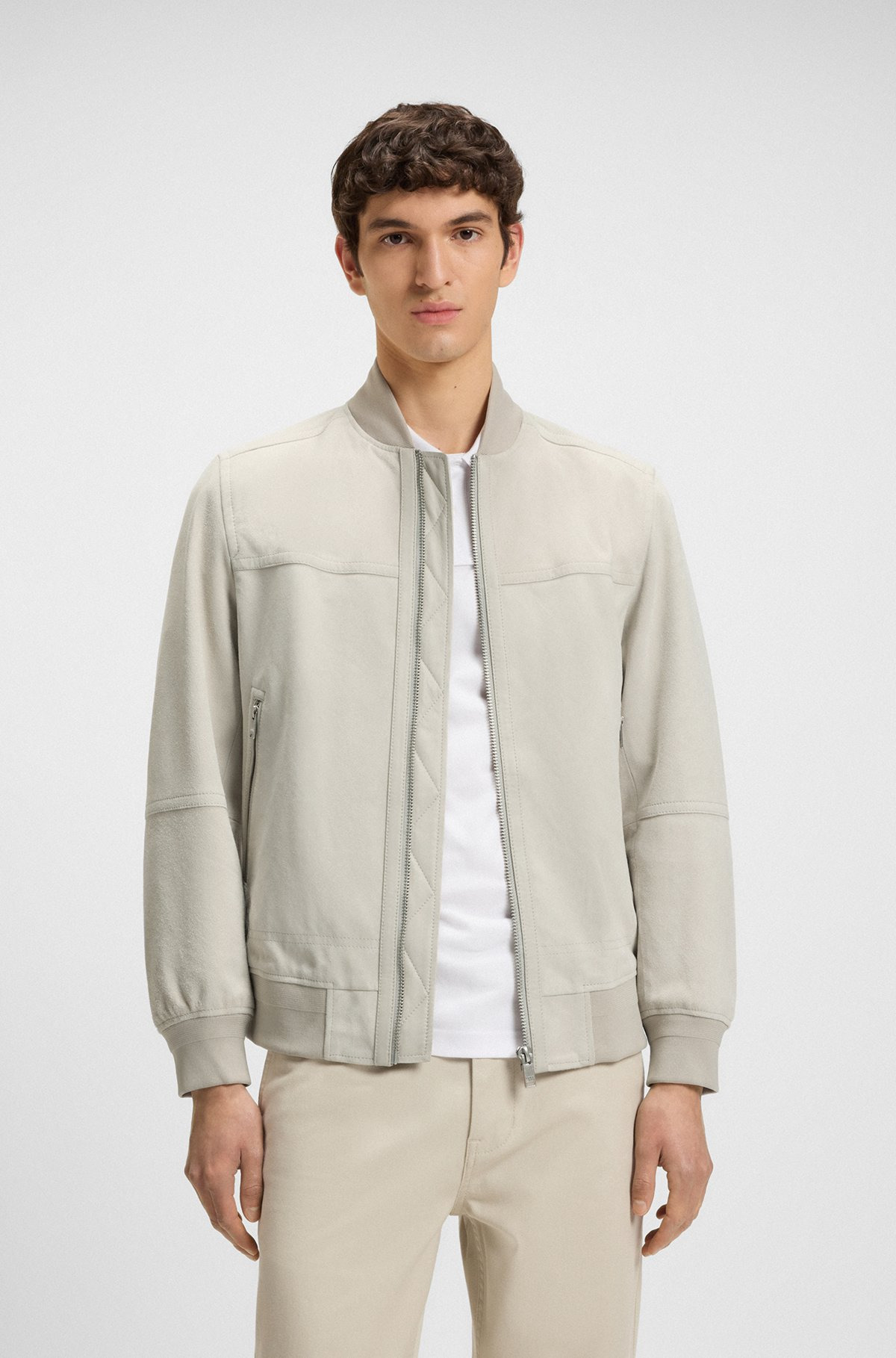 REGULAR-FIT JACKET IN SUEDE - 2