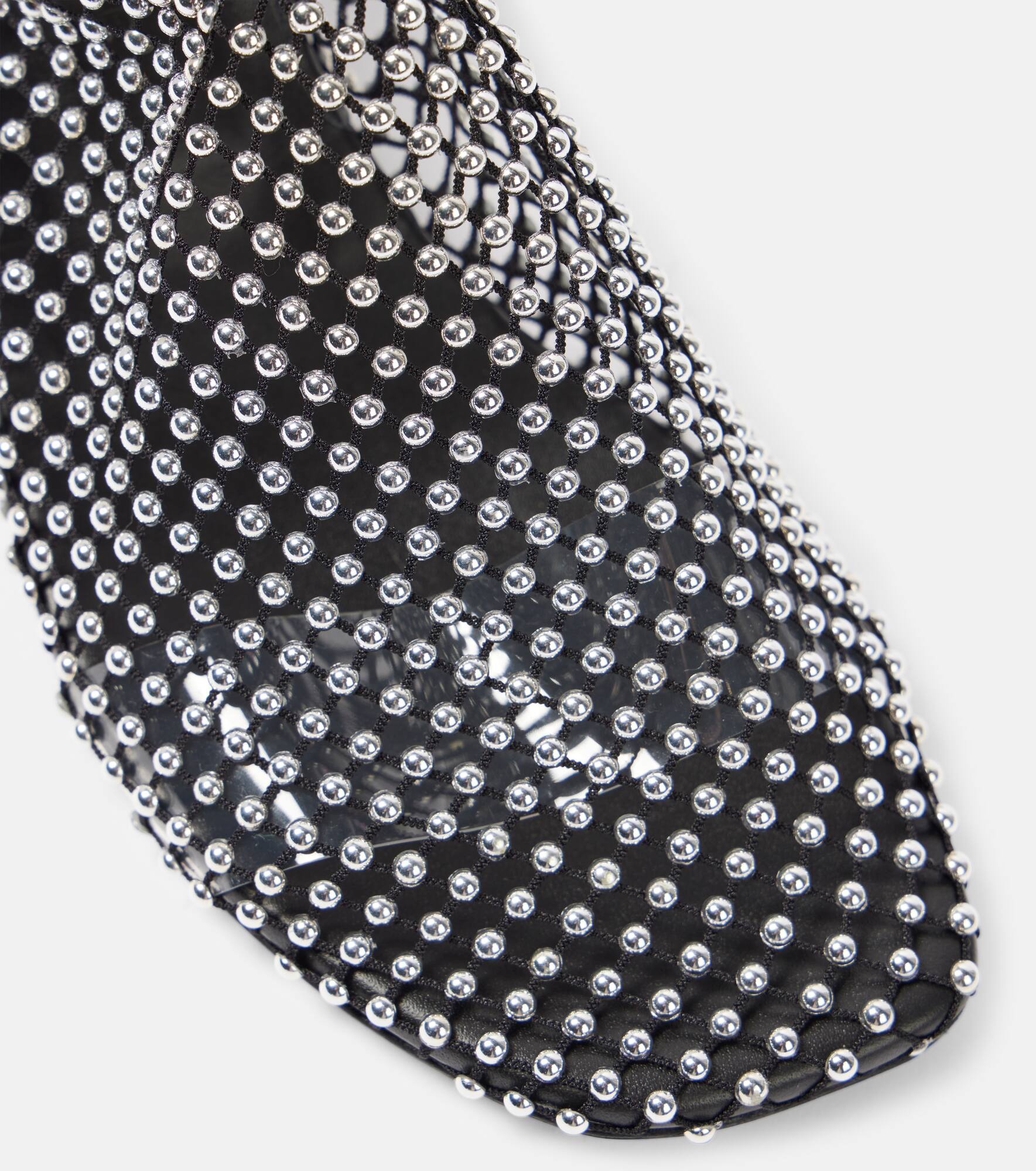 Minette embellished fishnet pumps - 5