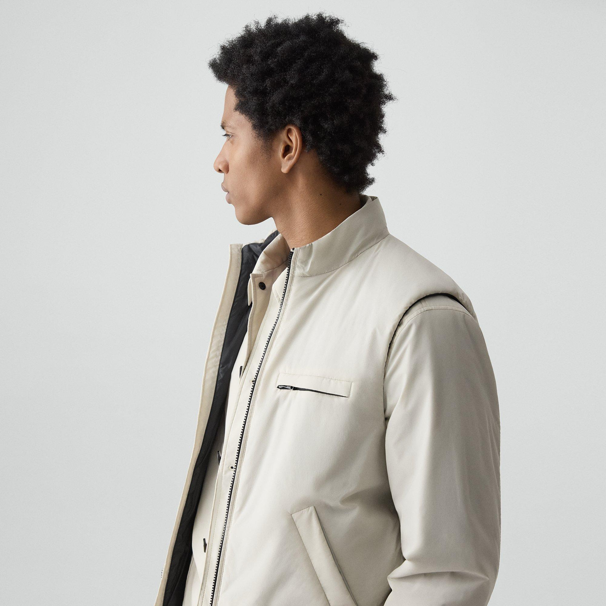 Zip-Up Vest in Motion Nylon - 5