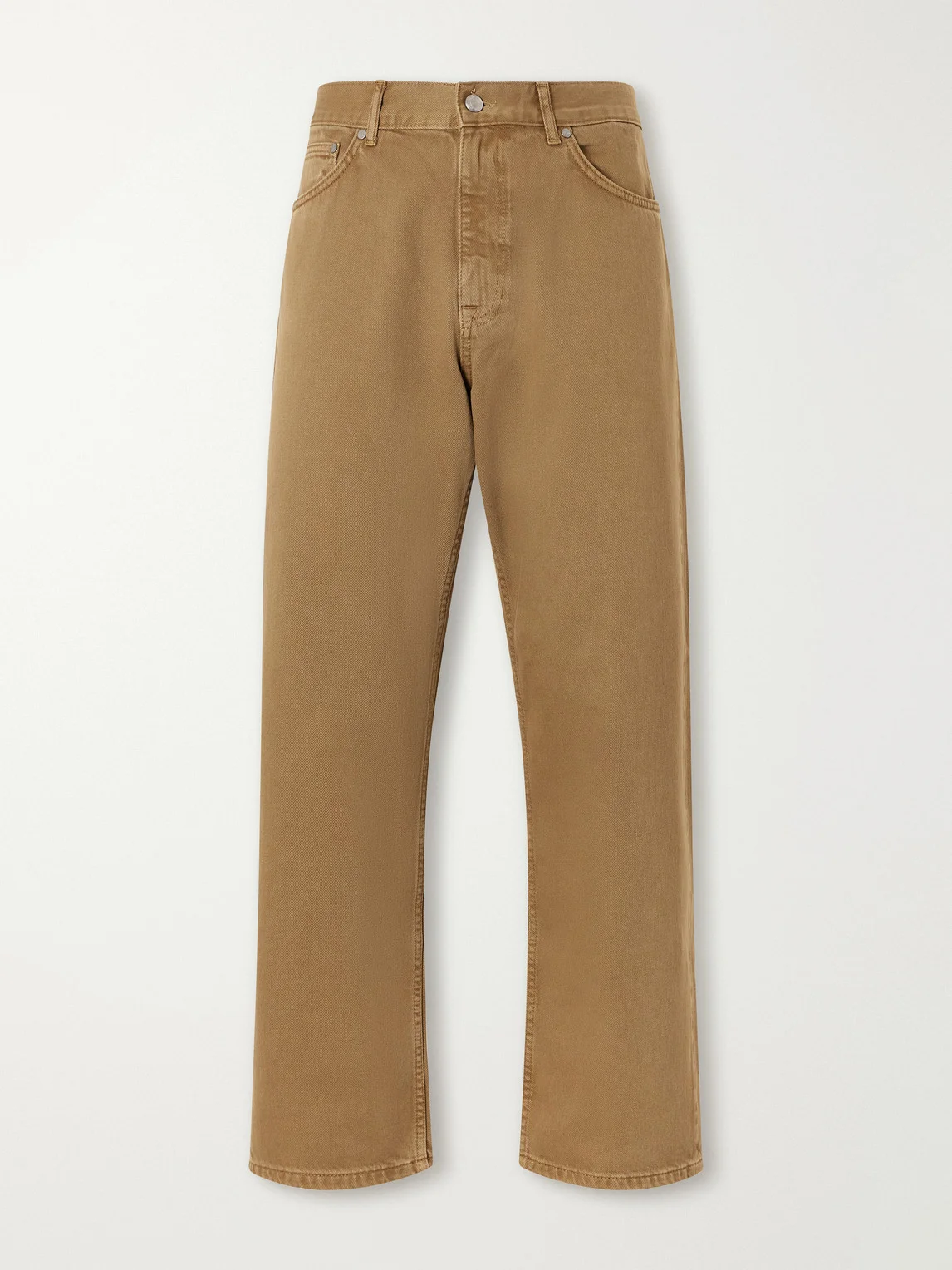 Otis 1874 Straight-Leg Organic Cotton-Gabardine Trousers - 1