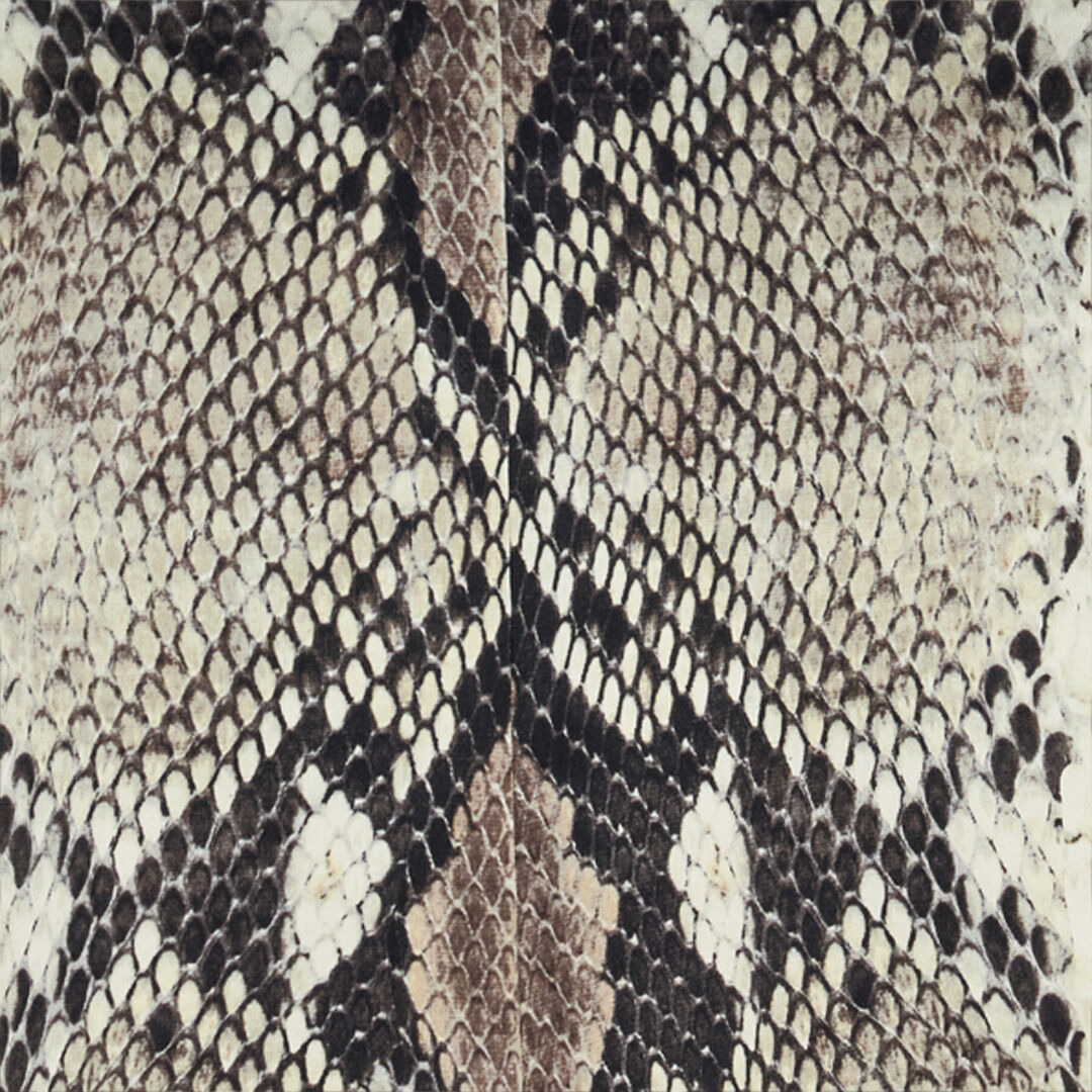 Midi Dress With Python Print - 5