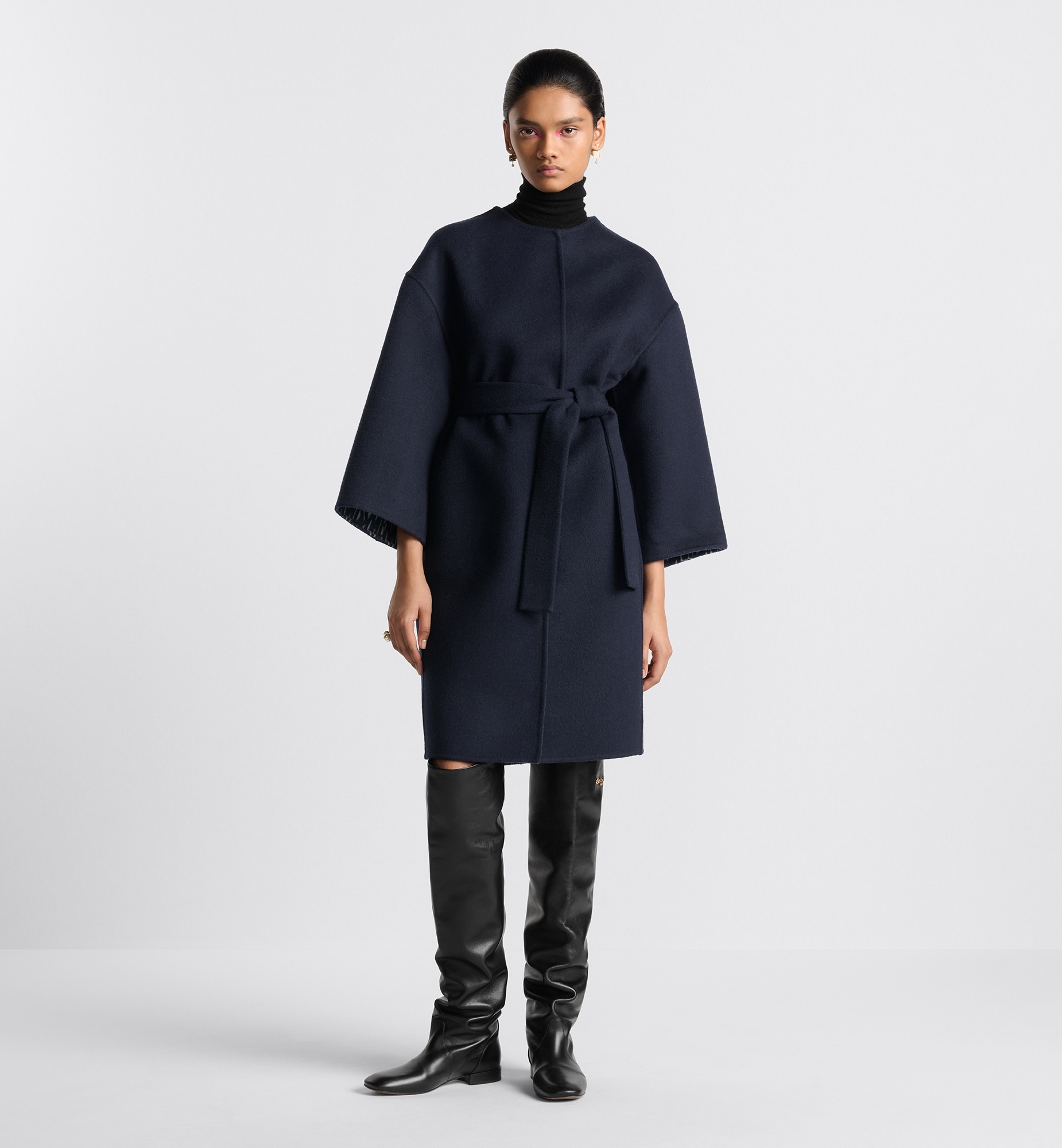 Coat with Belt - 2