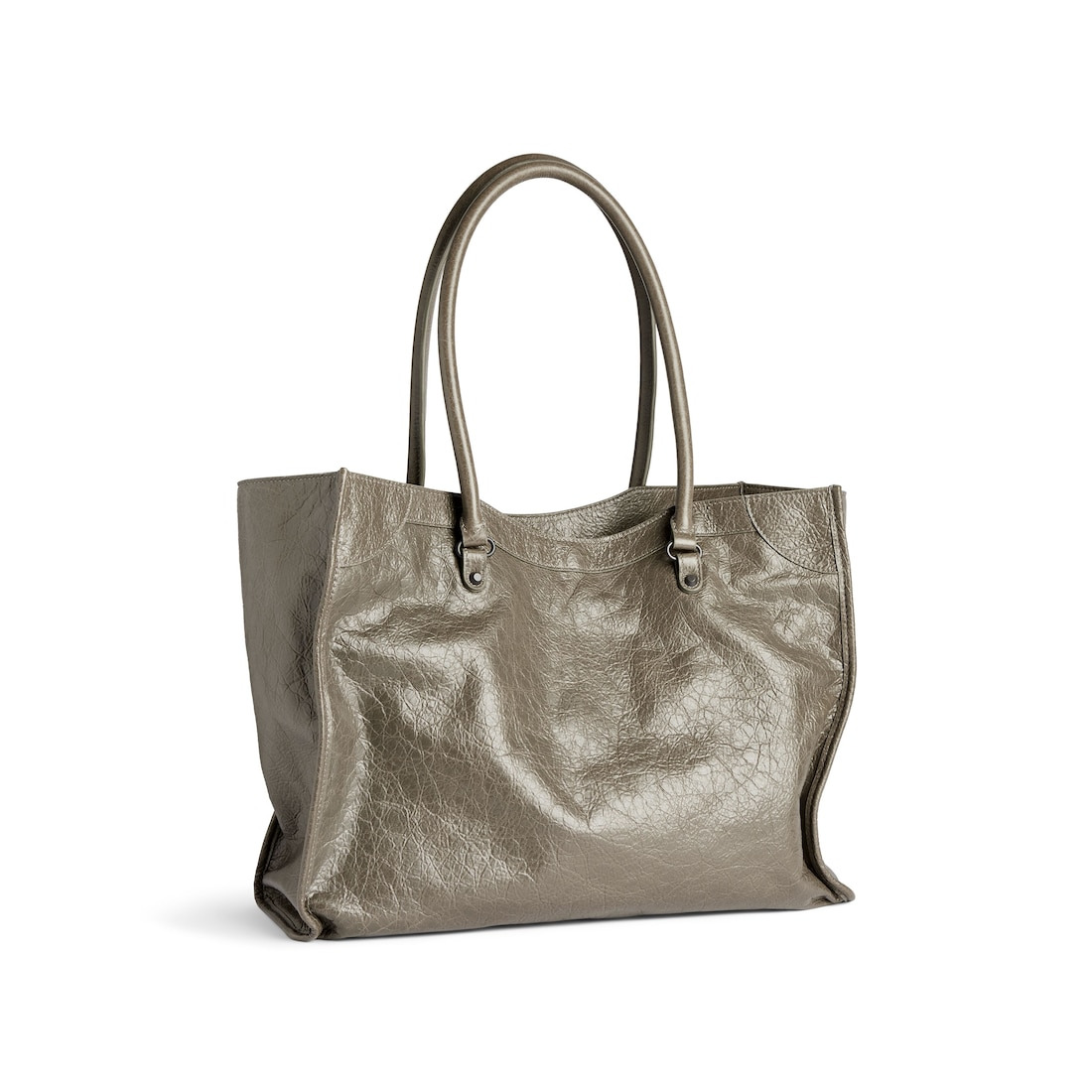 Women's Le City Tote Bag Medium in Army Green - 3