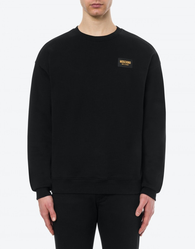 Moschino MOSCHINO LABEL COTTON SWEATSHIRT outlook