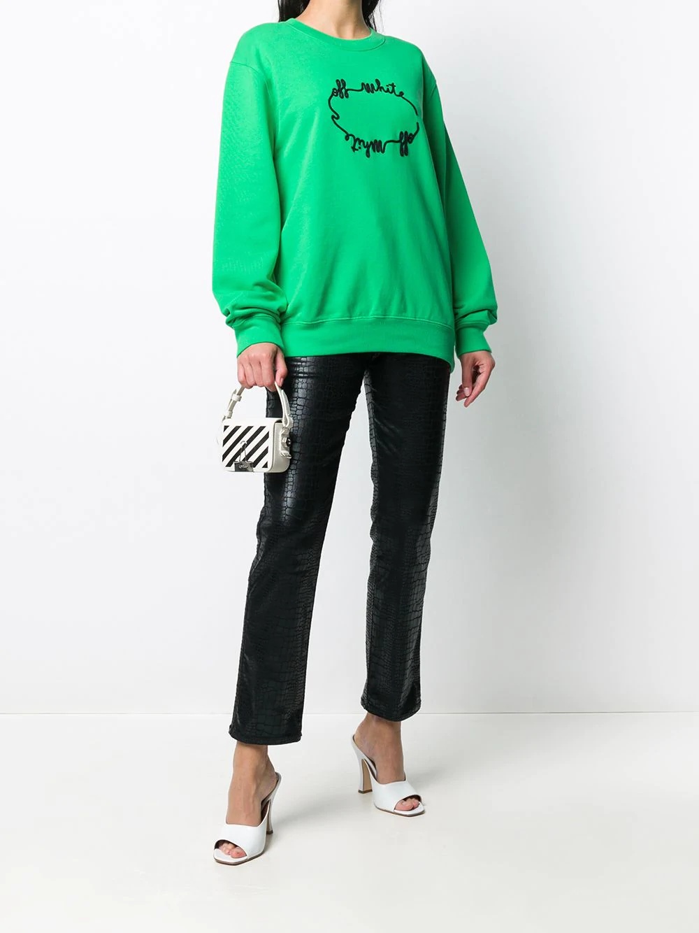 logo-embroidered relaxed-fit sweatshirt - 2