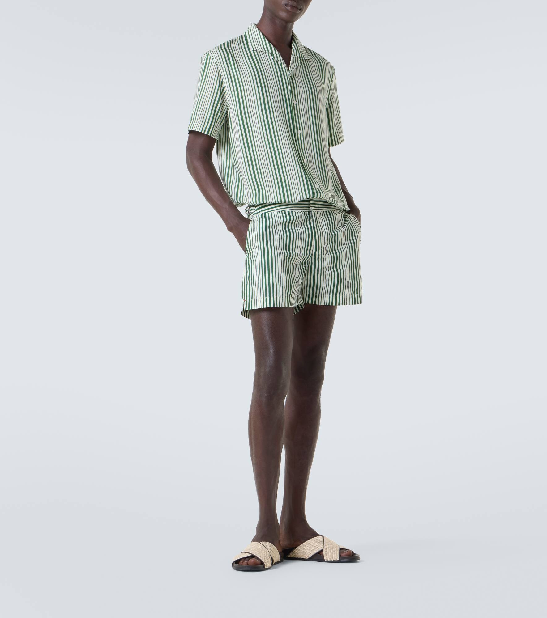 Hibbert striped bowling shirt - 2