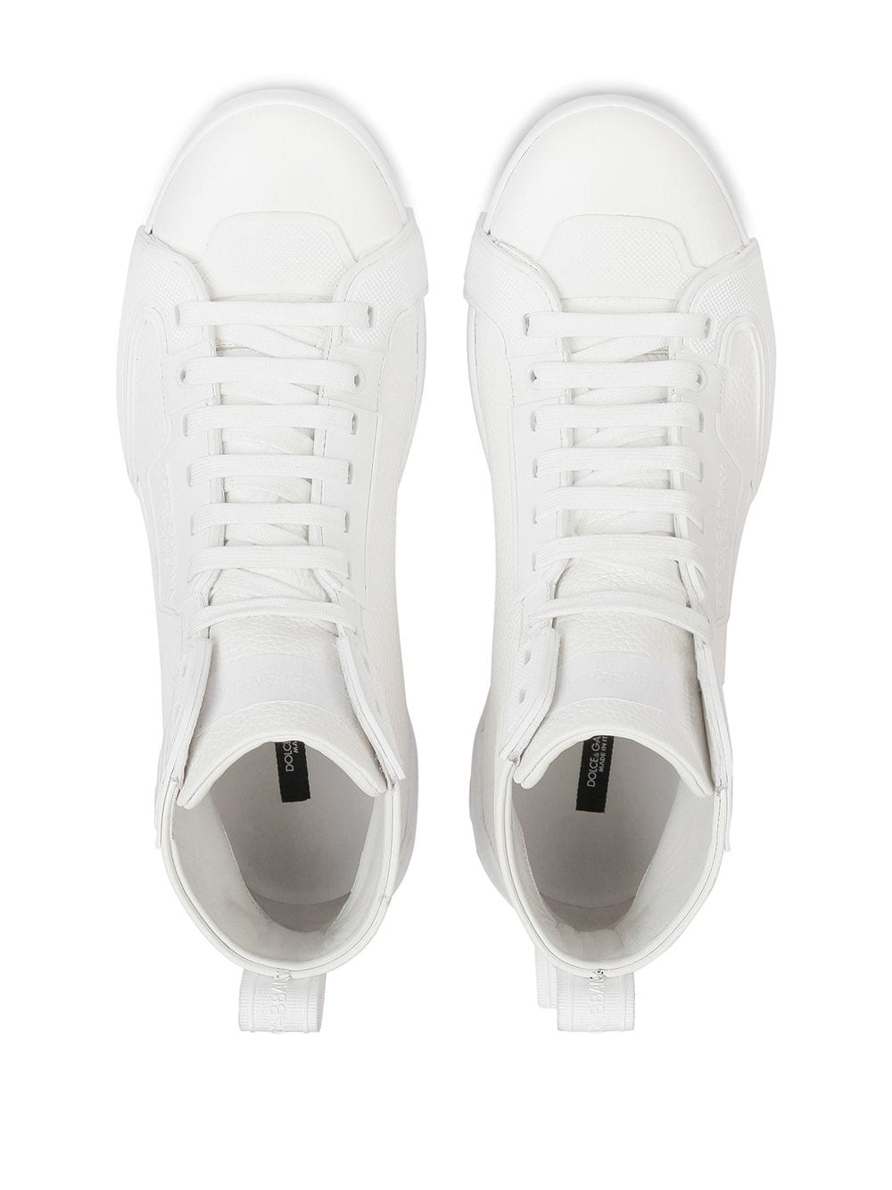 high-top lace-up sneakers - 4