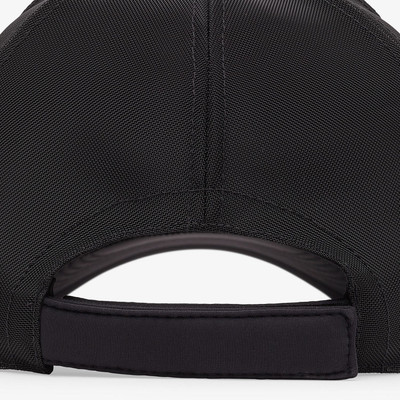 FENDI Black tech fabric baseball cap outlook