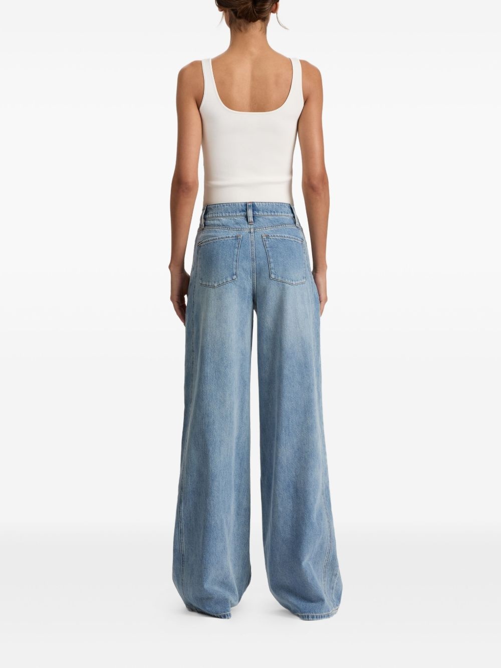 wide-leg jeans - 4