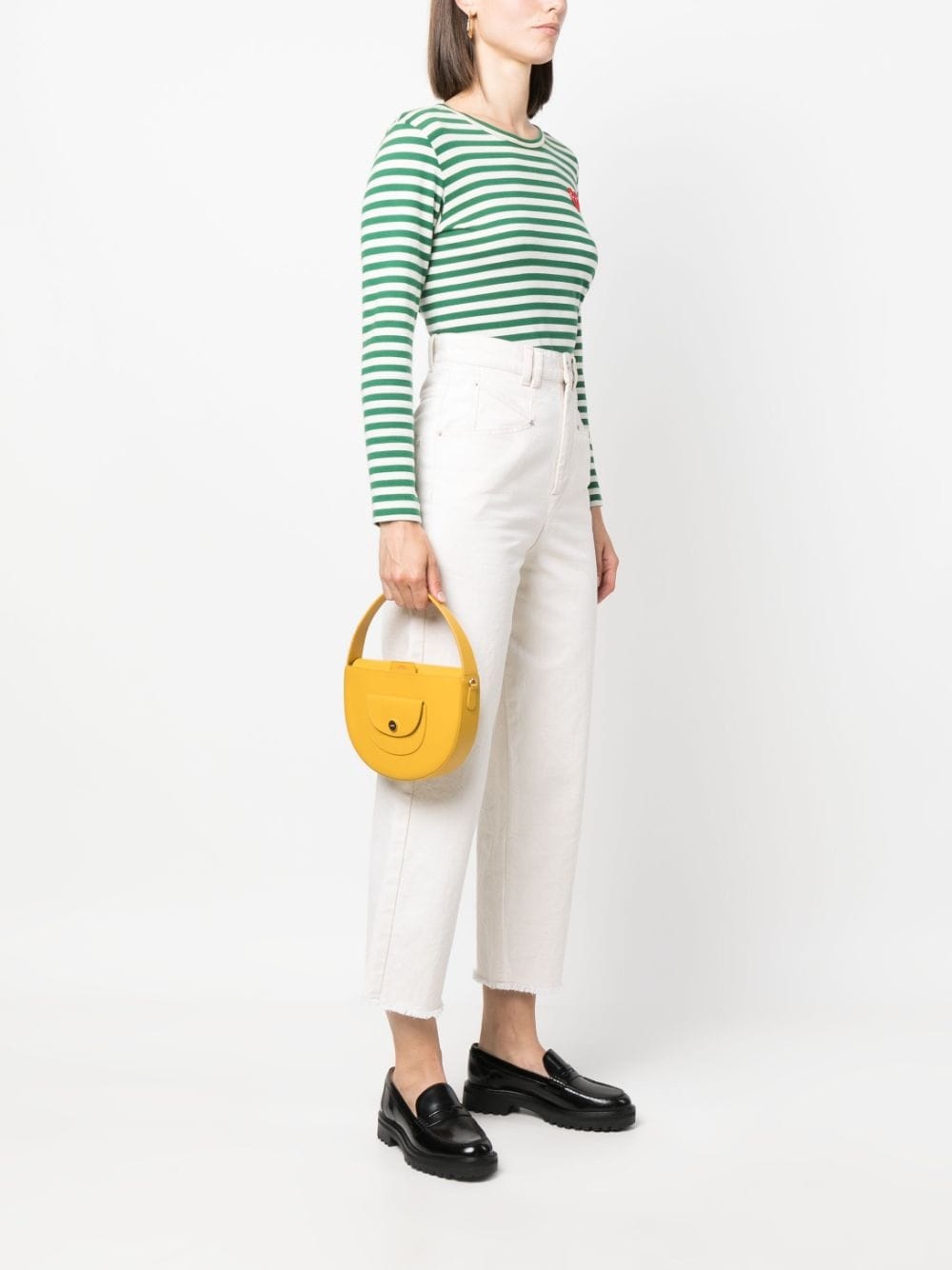 small Le Pocket leather tote bag - 2
