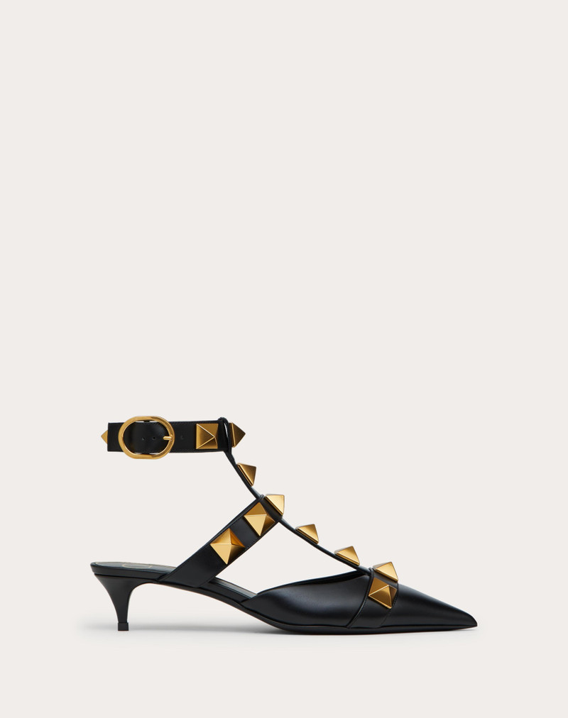 ROMAN STUD CALFSKIN PUMP 40 MM - 1