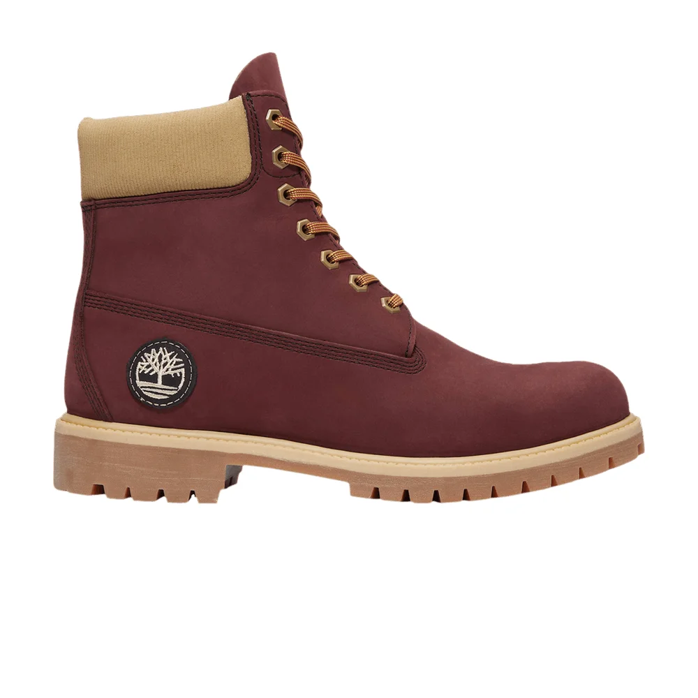 Timberland 6 Inch Premium Waterproof Boot 'Burgundy Beige' - 1