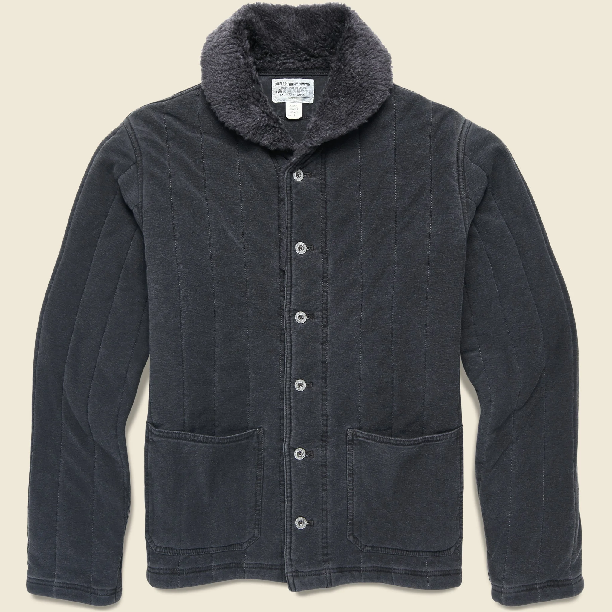 Emil Dungeree Jacket - Black - 1