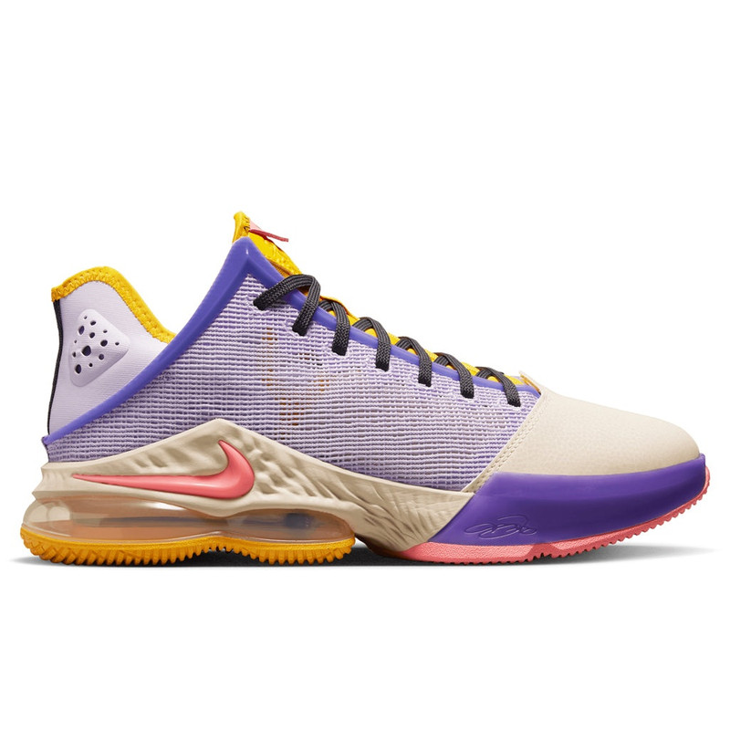 NIKE LEBRON 19 LOW - LILAC/PINK GAZE/DK SMOKE GREY - 1