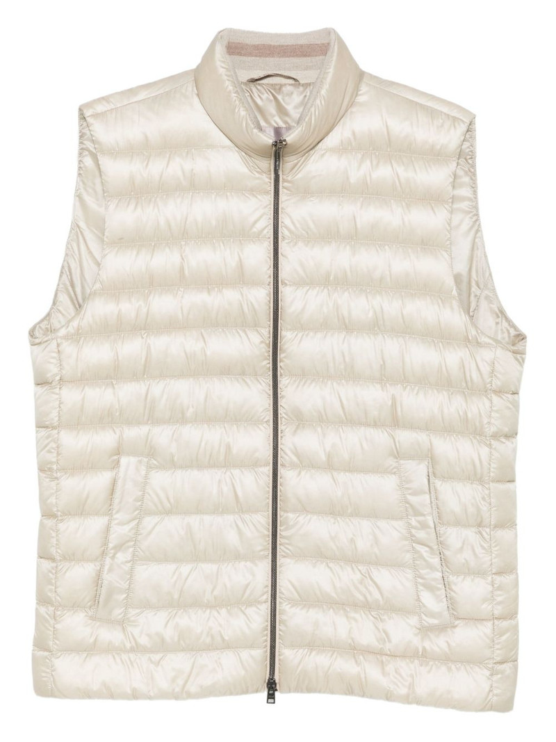 zip-front gilet을 압축 1