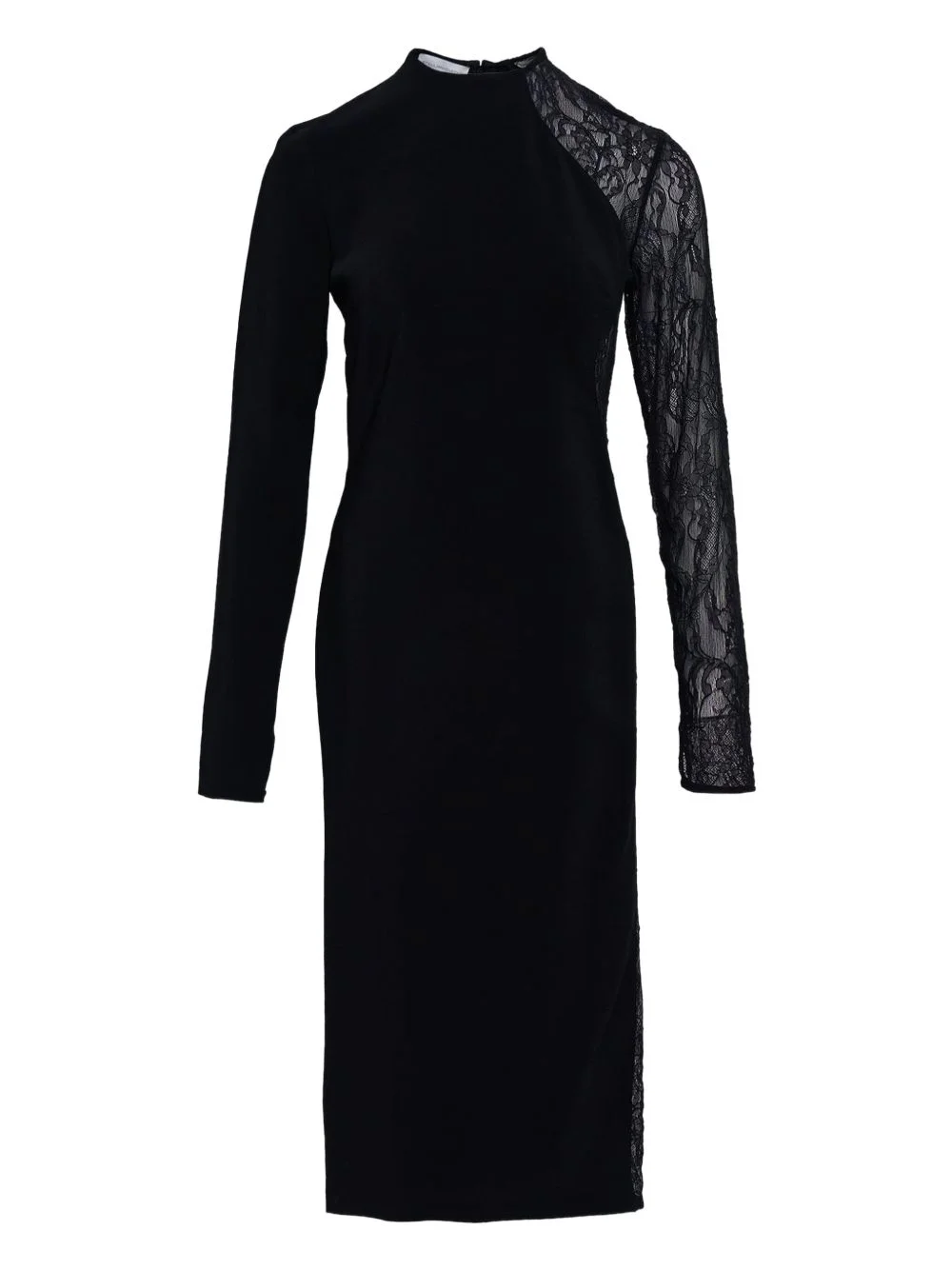Miracle lace-trim crepe midi dress - 1