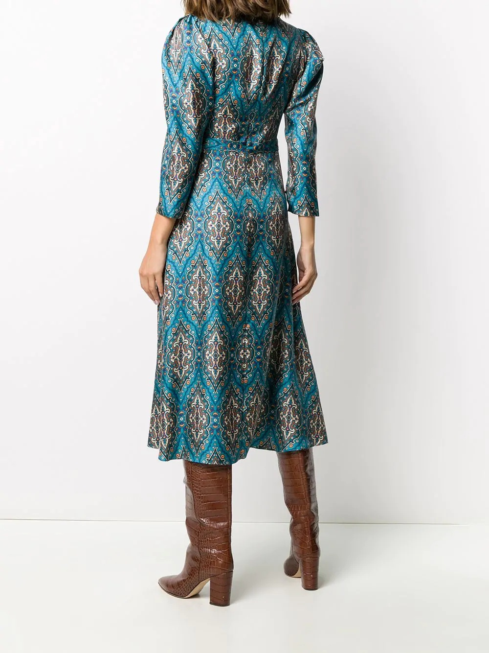 Kaela midi silk dress - 4