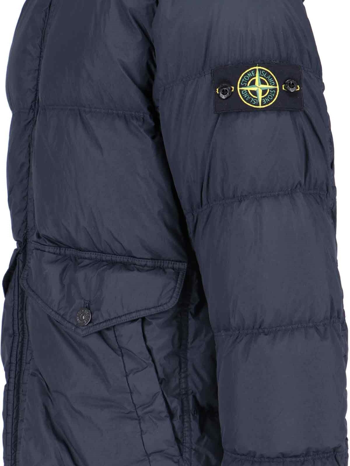 LOGO HOODED DOWN JACKET - 3